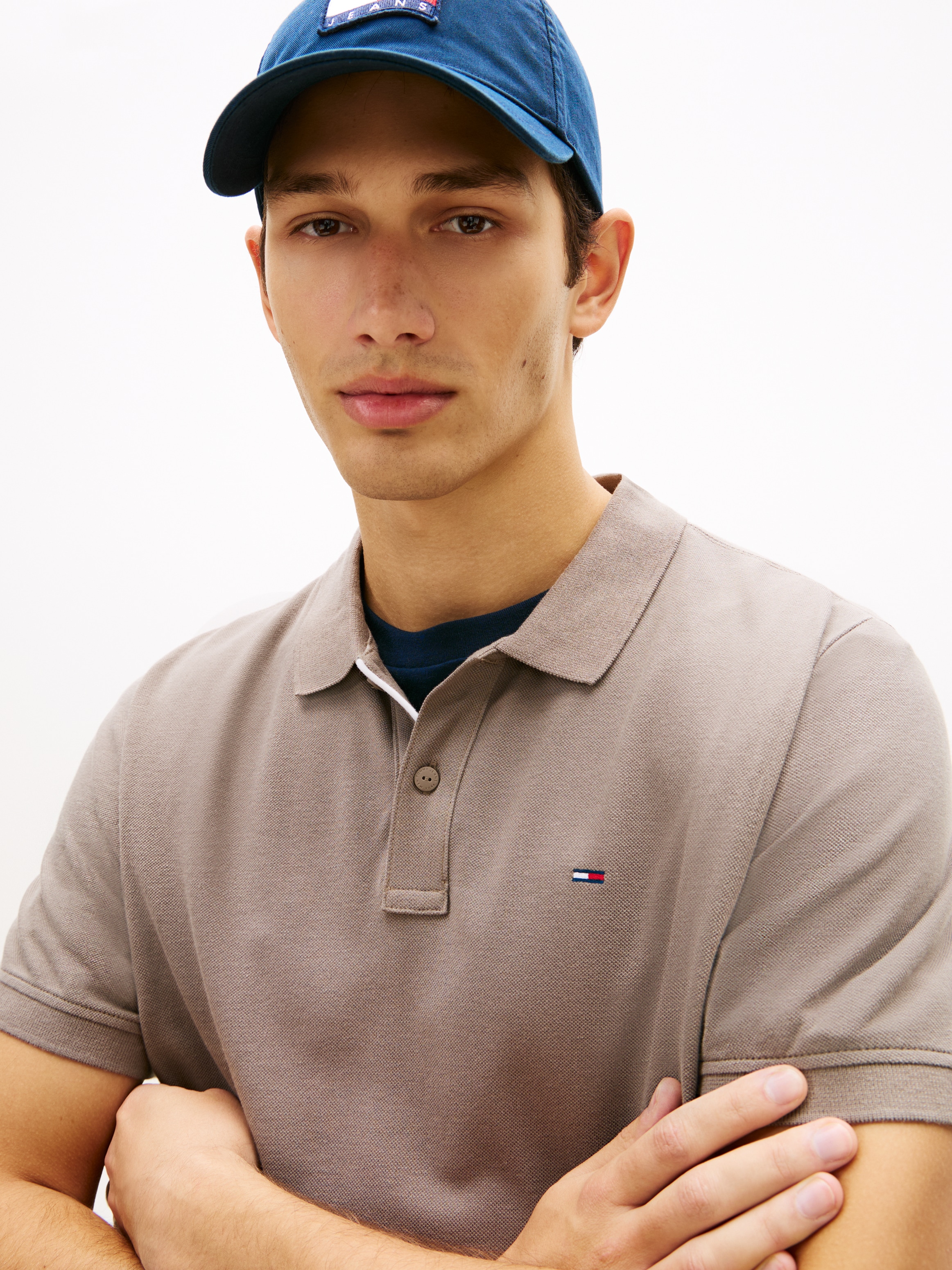 Tommy Jeans Poloshirt »TJM SLIM PLACKET POLO EXT«