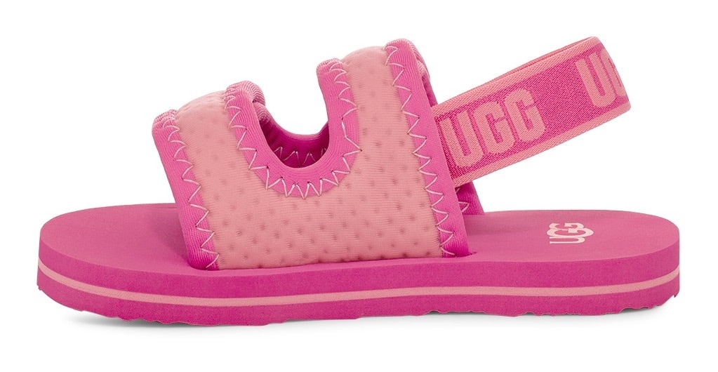 UGG Badesandale »T LENNON SLINGBACK«, Sommerschuh, Klettschuh, mit Klettverschluss