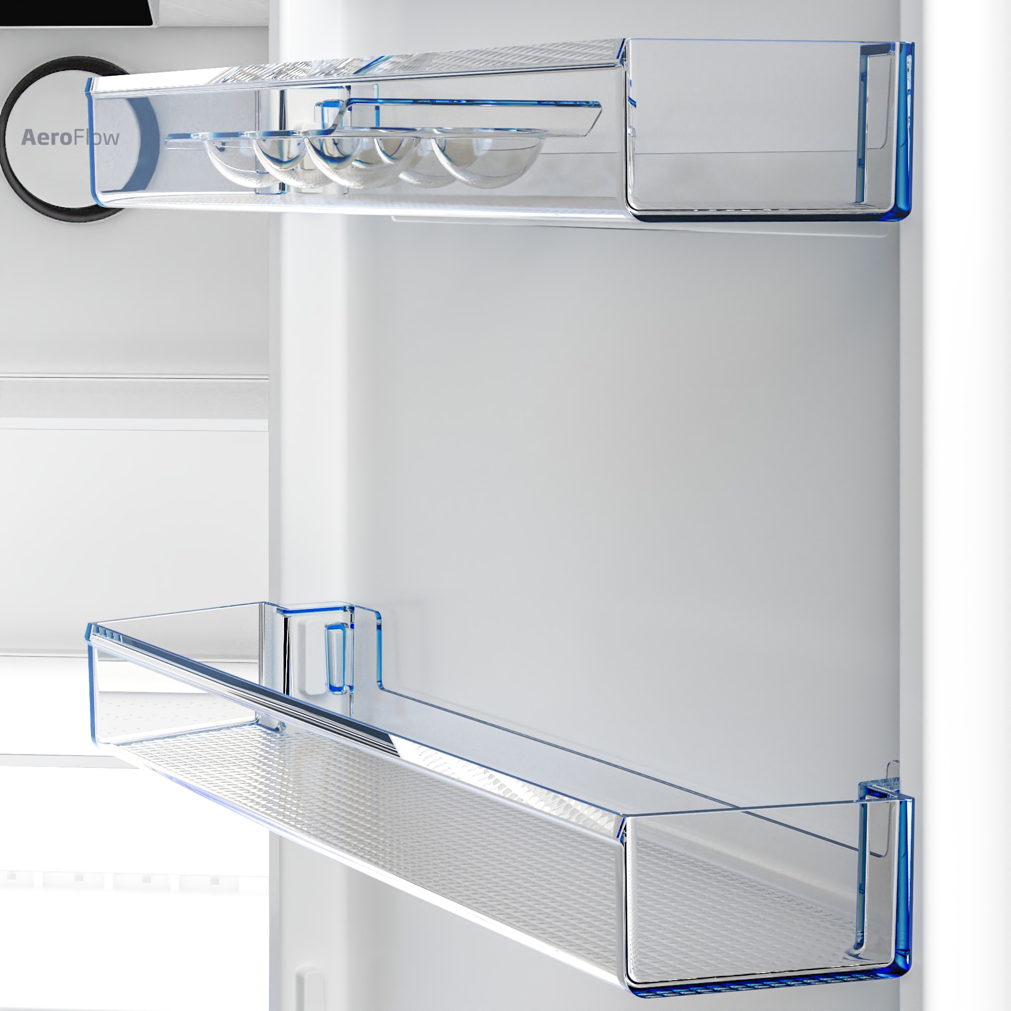 BEKO Kühl-/Gefrierkombination »B7RCNE367HXB«, No Frost und AeroFlow