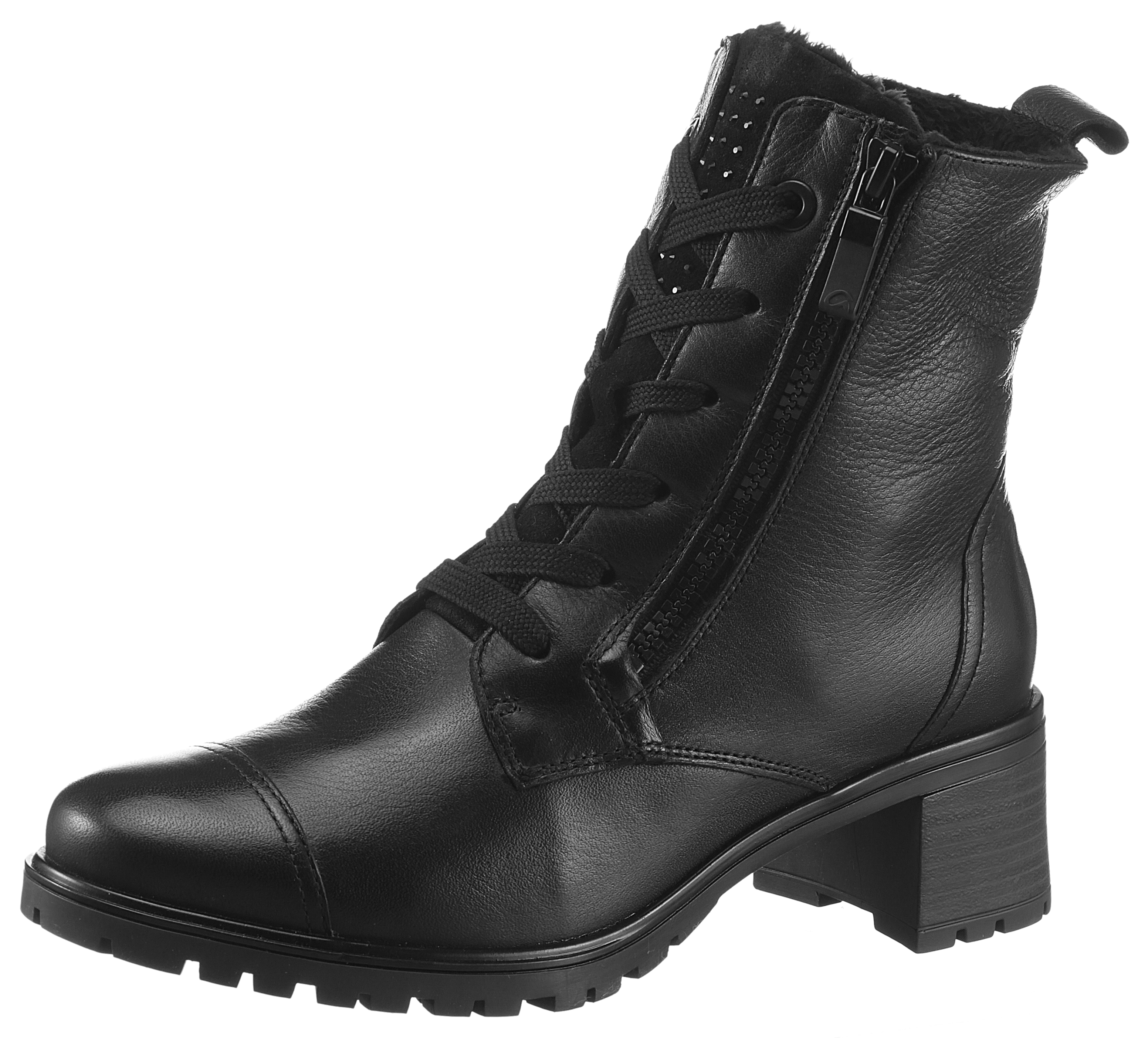 Schnürstiefelette »RONDA«, mit Strass-Steine, H-Weite