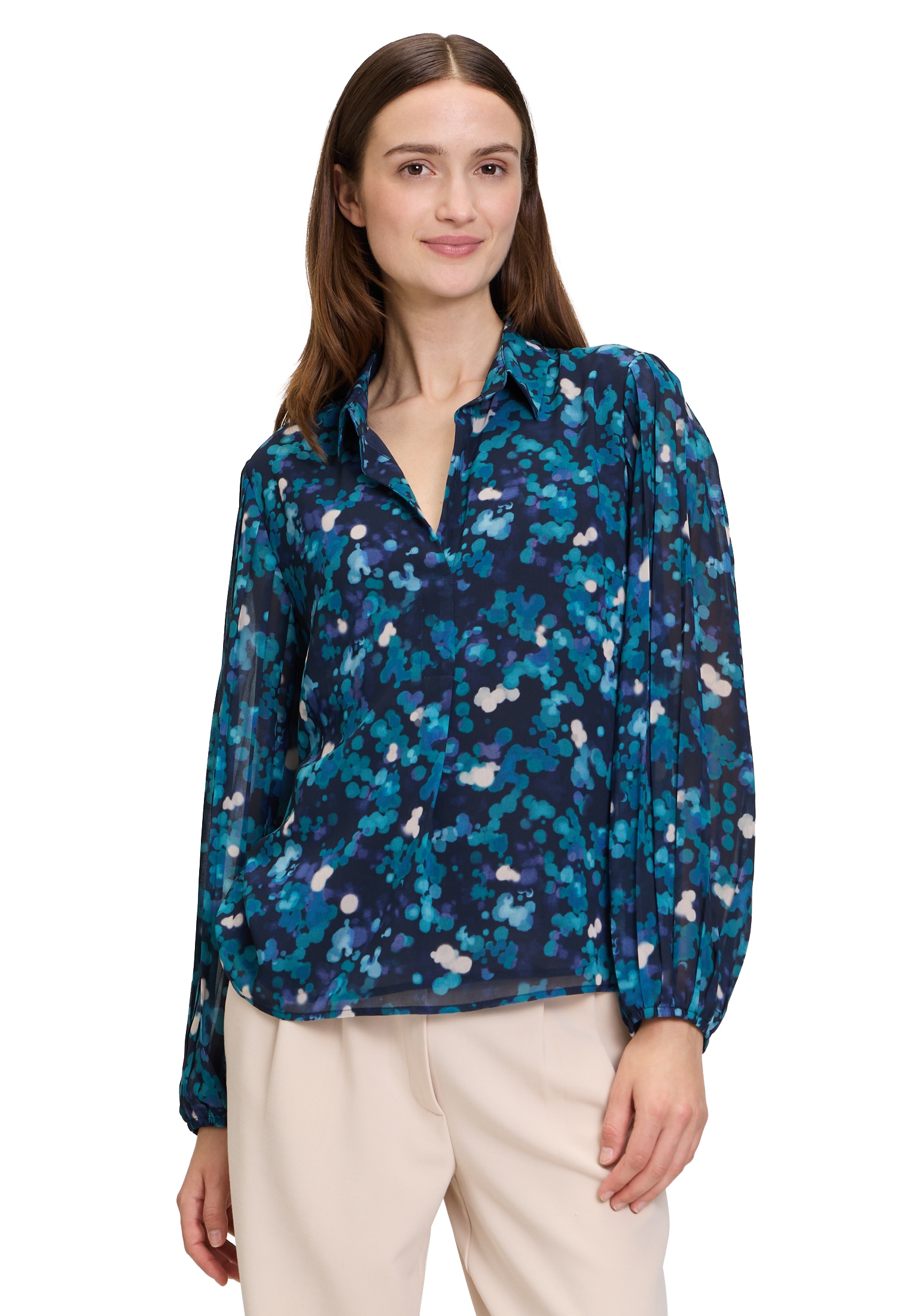Betty&Co Schlupfbluse »Schlupfbluse mit Plissee«
