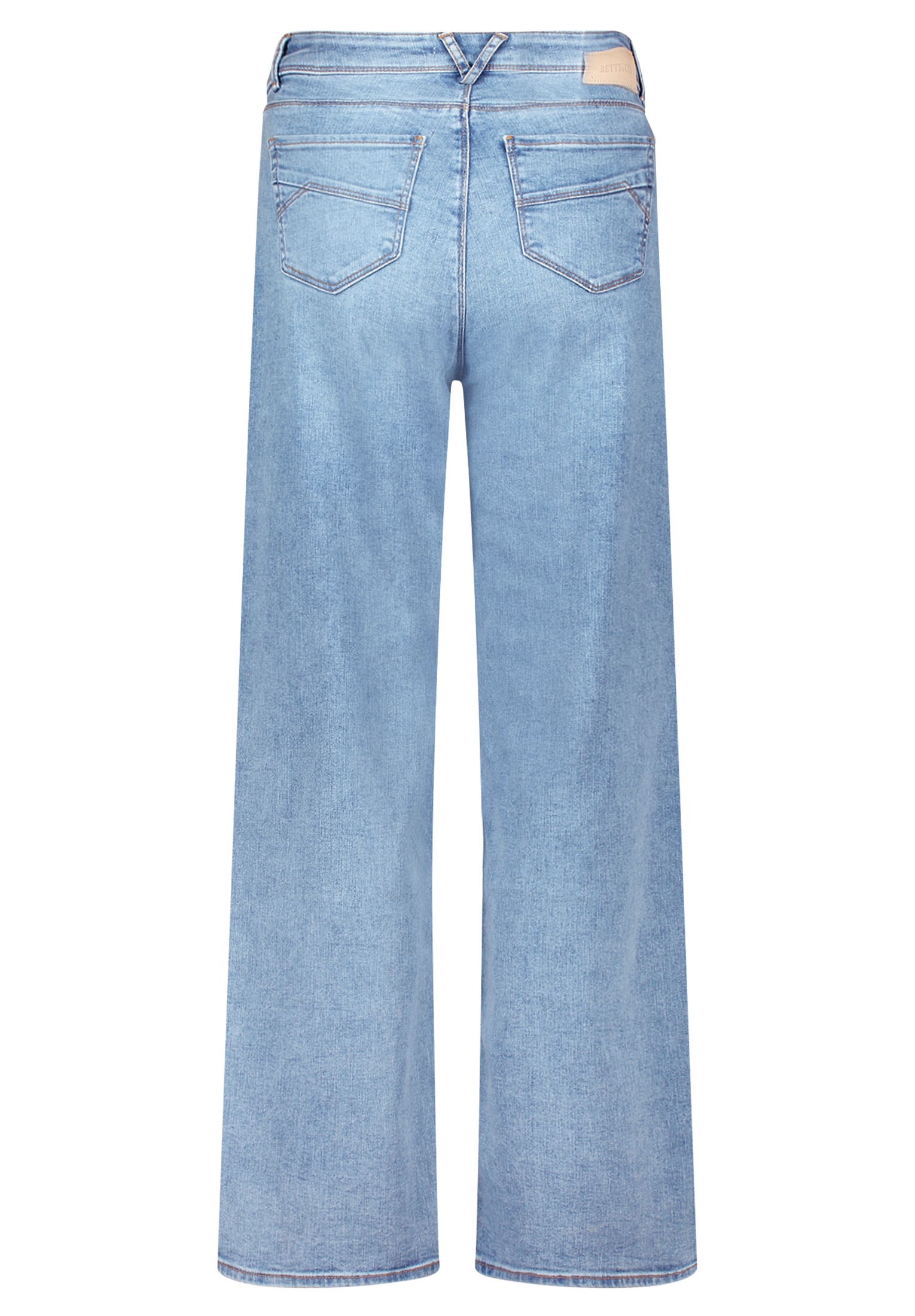 Betty&Co Taillenhose »High Waisted-Jeans mit weitem Bein«