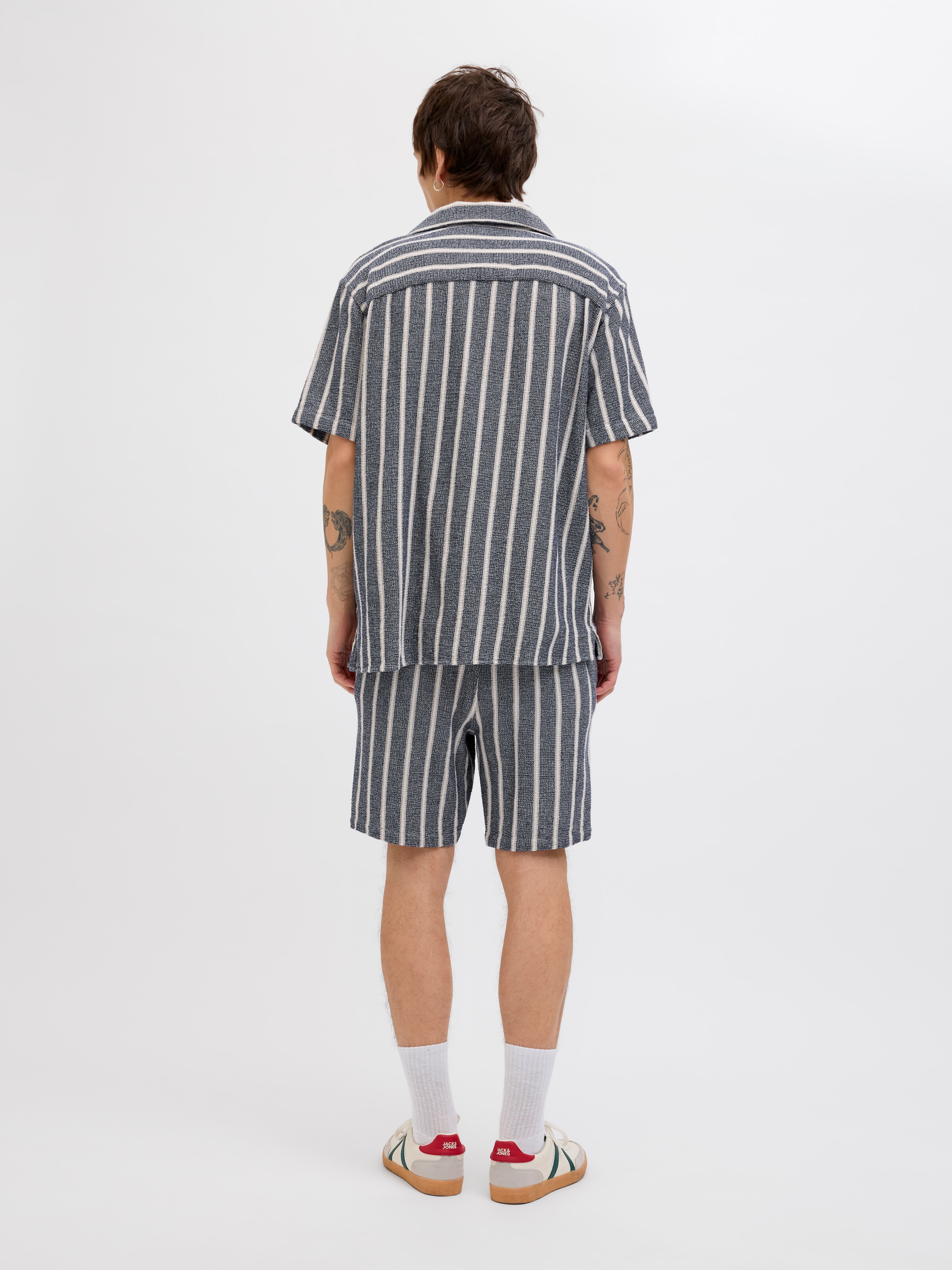Jack & Jones Kurzarmhemd »JORCOBA STRIPE RESORT SHIRT SS SN«