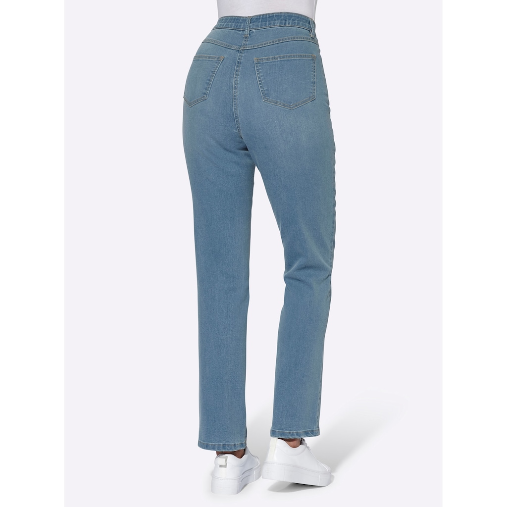 Classic Basics High-waist-Jeans, (1 tlg.)