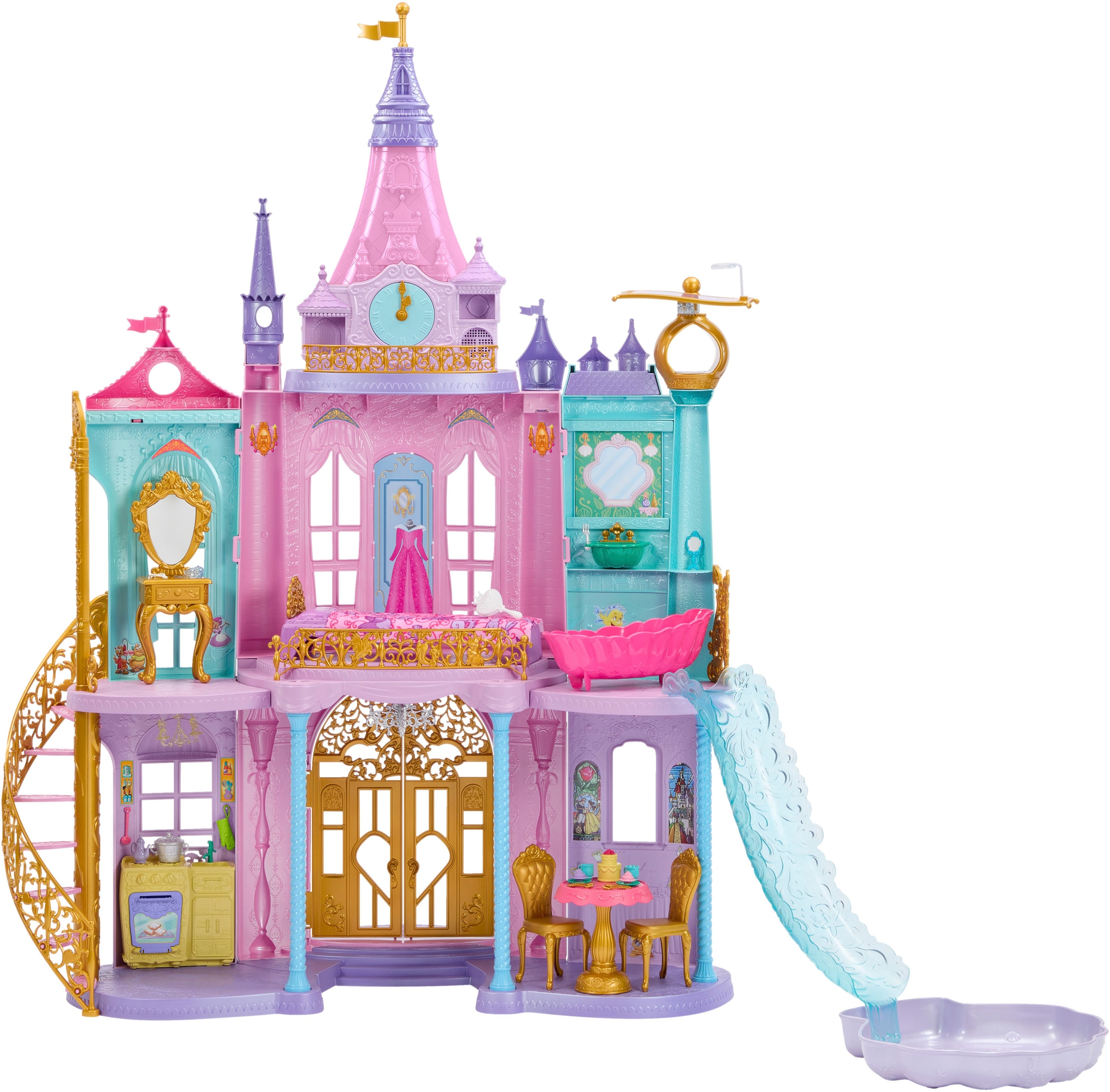 Mattel® Spielwelt »Disney Prinzessin Magisches Abenteuerschloss«, mit Licht und Sound