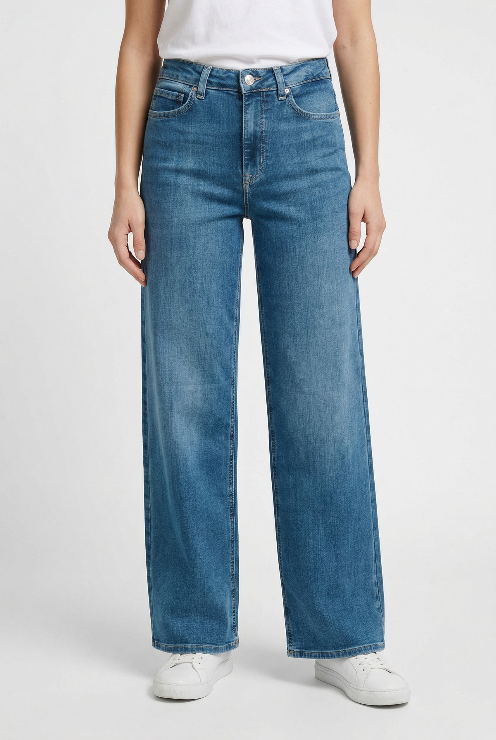 ONLY High-waist-Jeans »ONLMADISON BLUSH HW WIDE DNM CRO665«