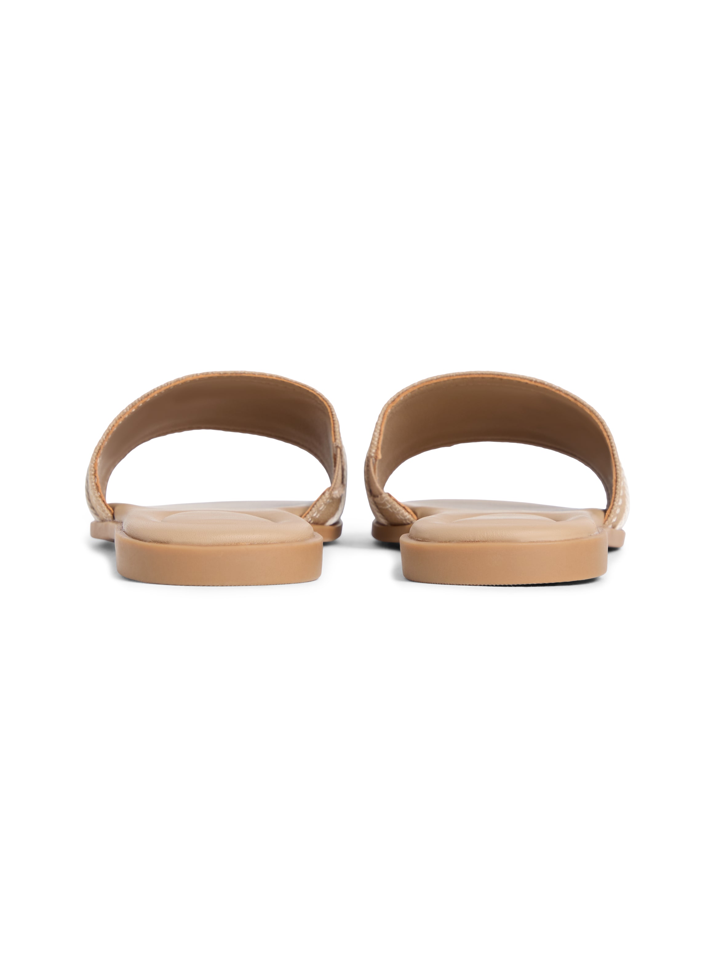 Tommy Hilfiger Pantolette »FLAT MULE WEBBING«  Sommerschuh, Flats mit modischem Kontrastbesatz