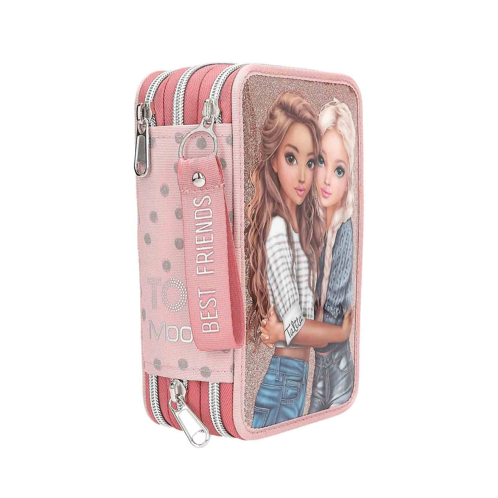 Depesche Rucksack »Schul-Set Trolley DOTS TOPModel 2er Set rosa«