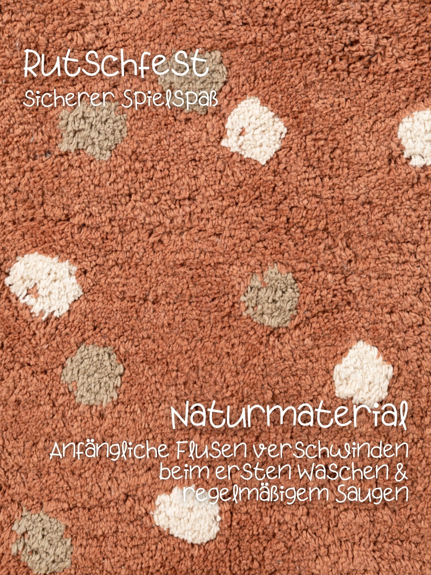 HANSE Home Kinderteppich »Gino« Motivform 10 mm Höhe Waschbar, Handgemacht, Baumwolle, Rutschfest Spielteppich Kinderzimmer