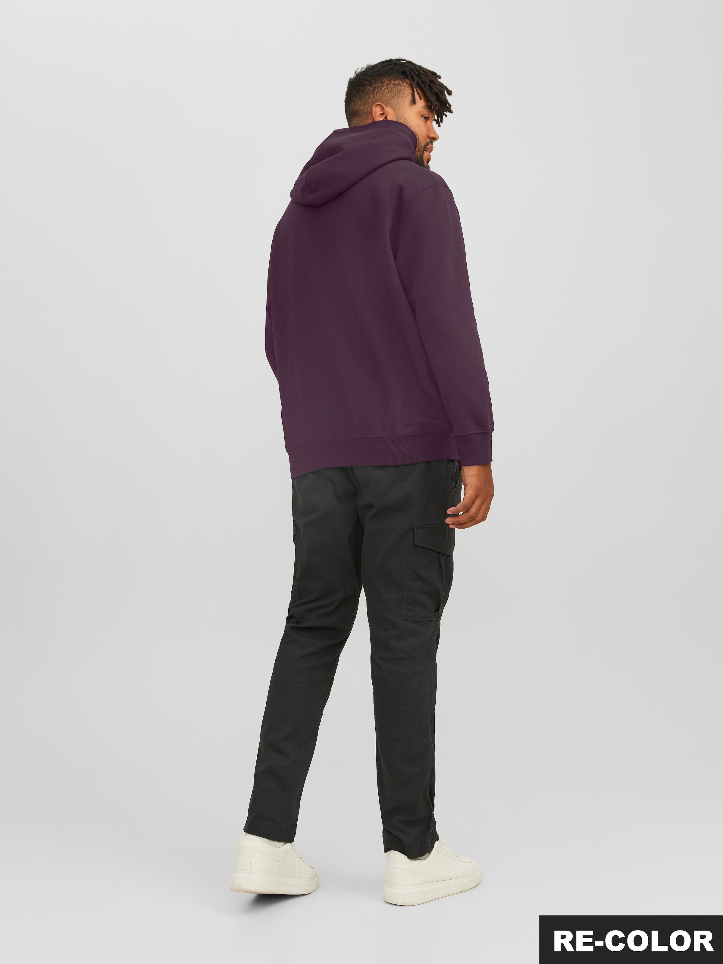 Jack & Jones PlusSize Kapuzensweatshirt »JJESTAR JJ SWEAT HOOD NOOS PLS«, mit Kängurutasche