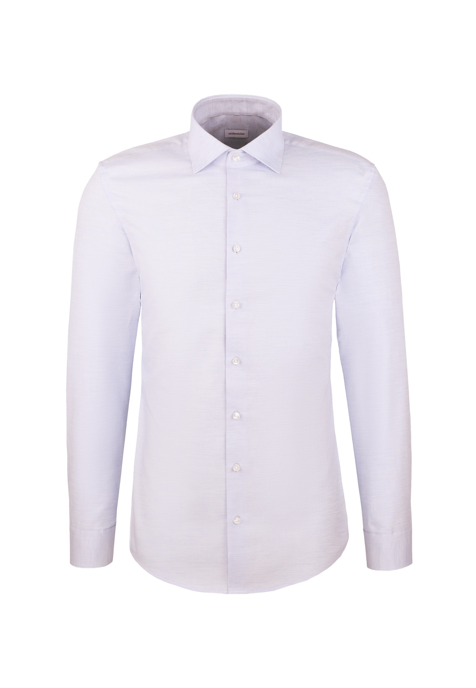 seidensticker Flanellhemd »Schwarze Rose« Shaped 1/1 Kentkragen Struktur