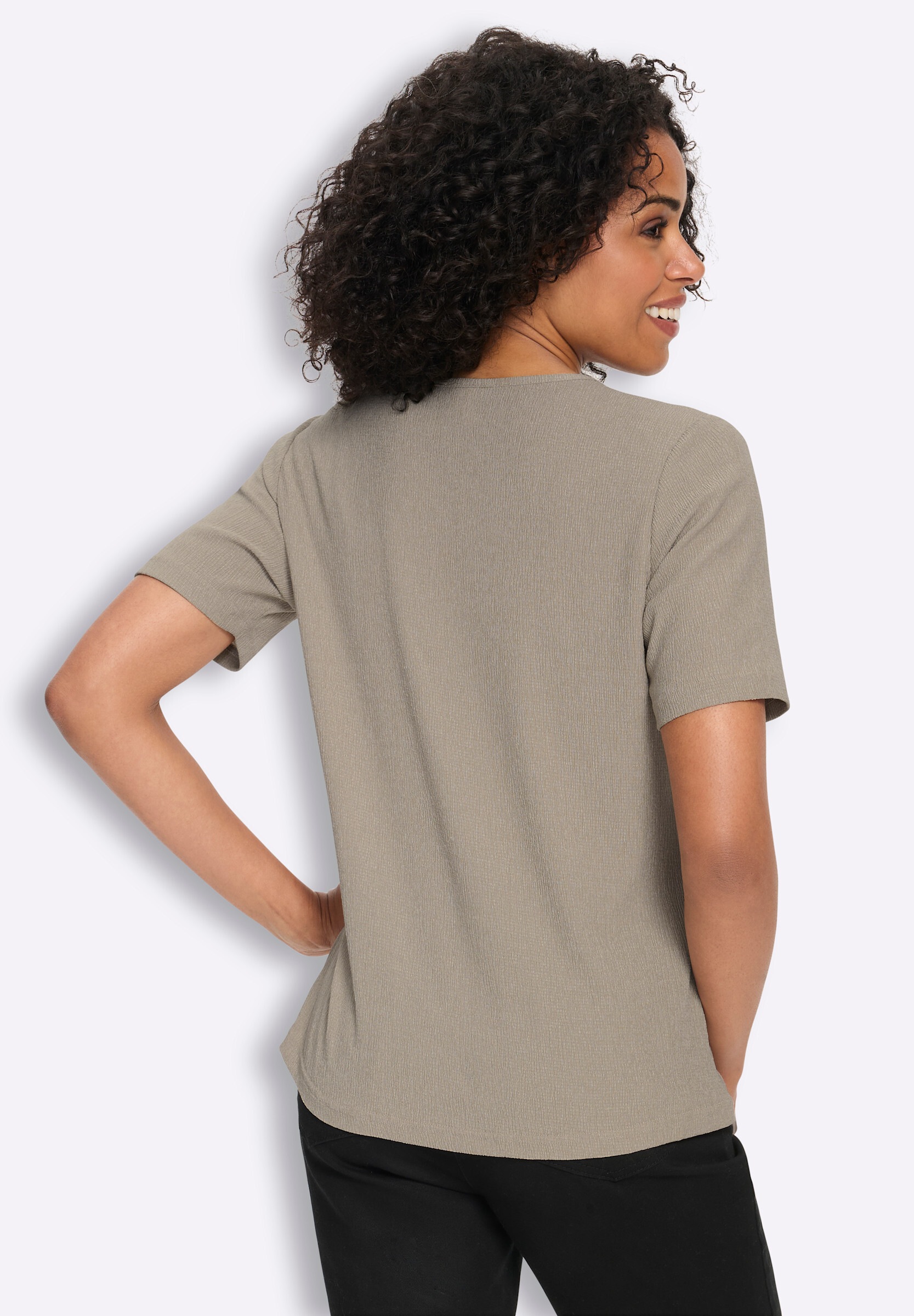 Sieh an! T-Shirt »Kurzarm-Shirt Kurzarmshirt«