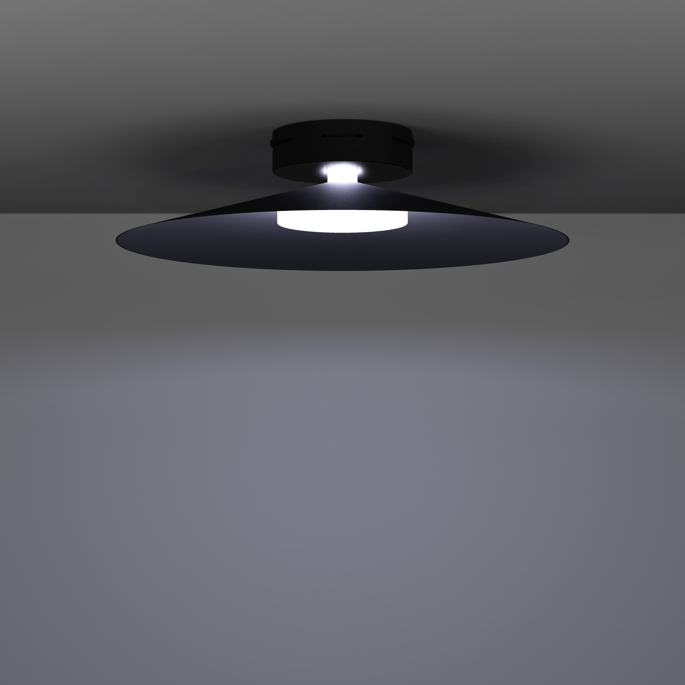 EGLO LED Deckenleuchte »CONOMAVILLA-Z Deckenlampe - Stahl - LED - 15,5W - IP20« LED-Modul 1 Stk. Kaltweiß | Neutralweiß | RGB | Warmweiß Wohzimmerlampe, Esszimmerlampe, Flur, Schlafzimmer, H11 x Ø45 cm