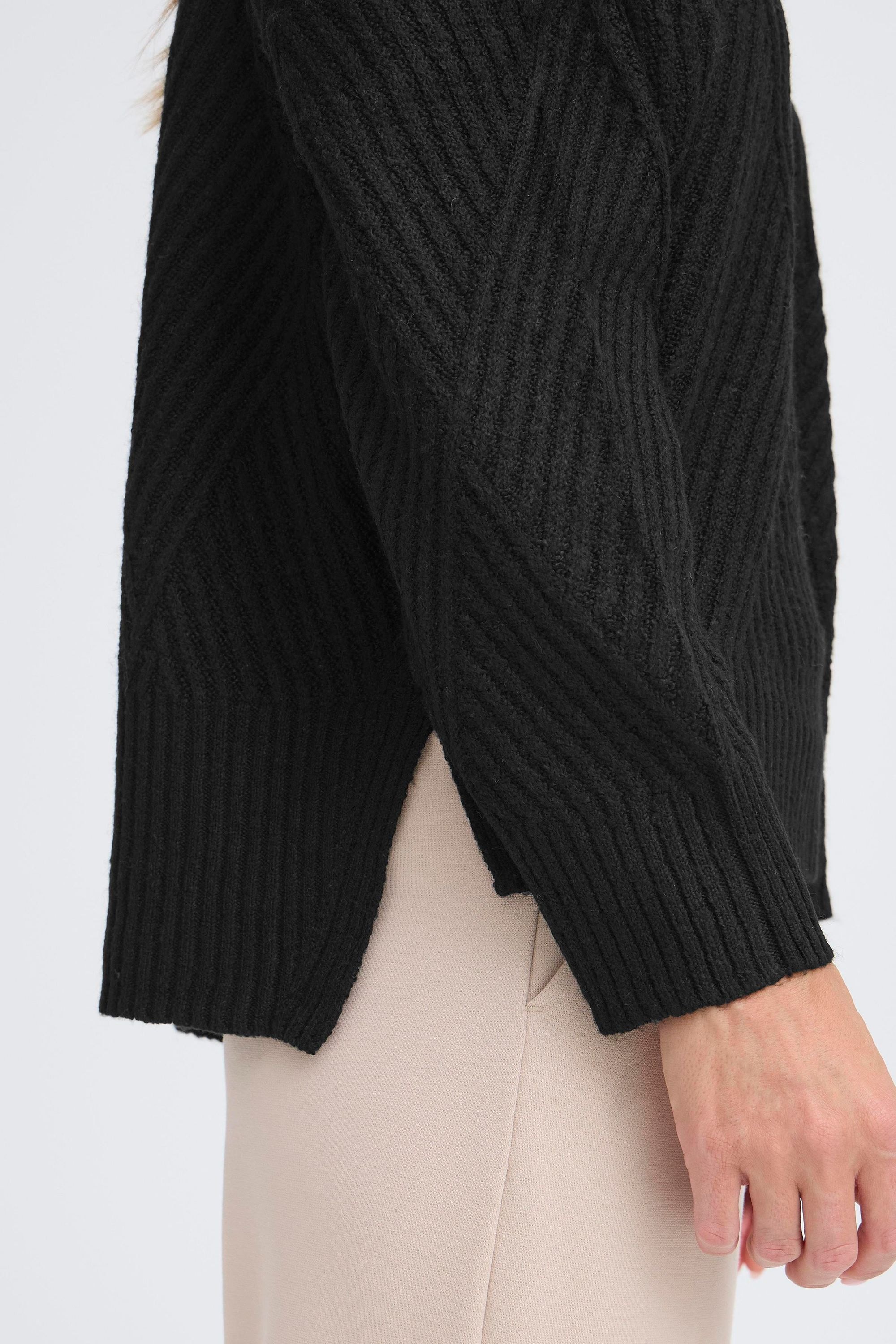 OXMO Strickfleece-Pullover »Strickpullover OXIBOMMA«