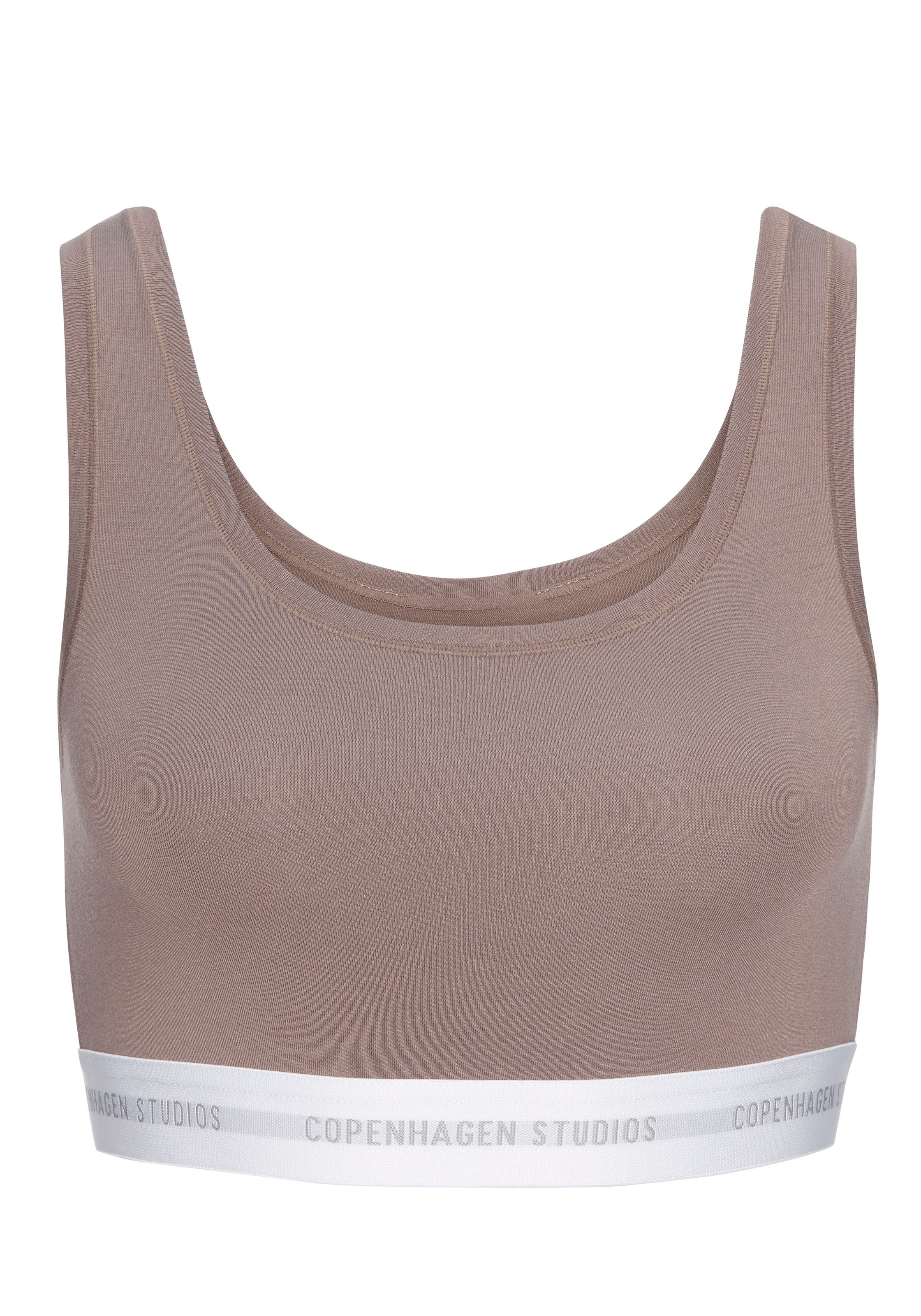 Copenhagen Studios Bustier mit weichem Logobund und aus elastischer Baumwoll-Modal-Qualität