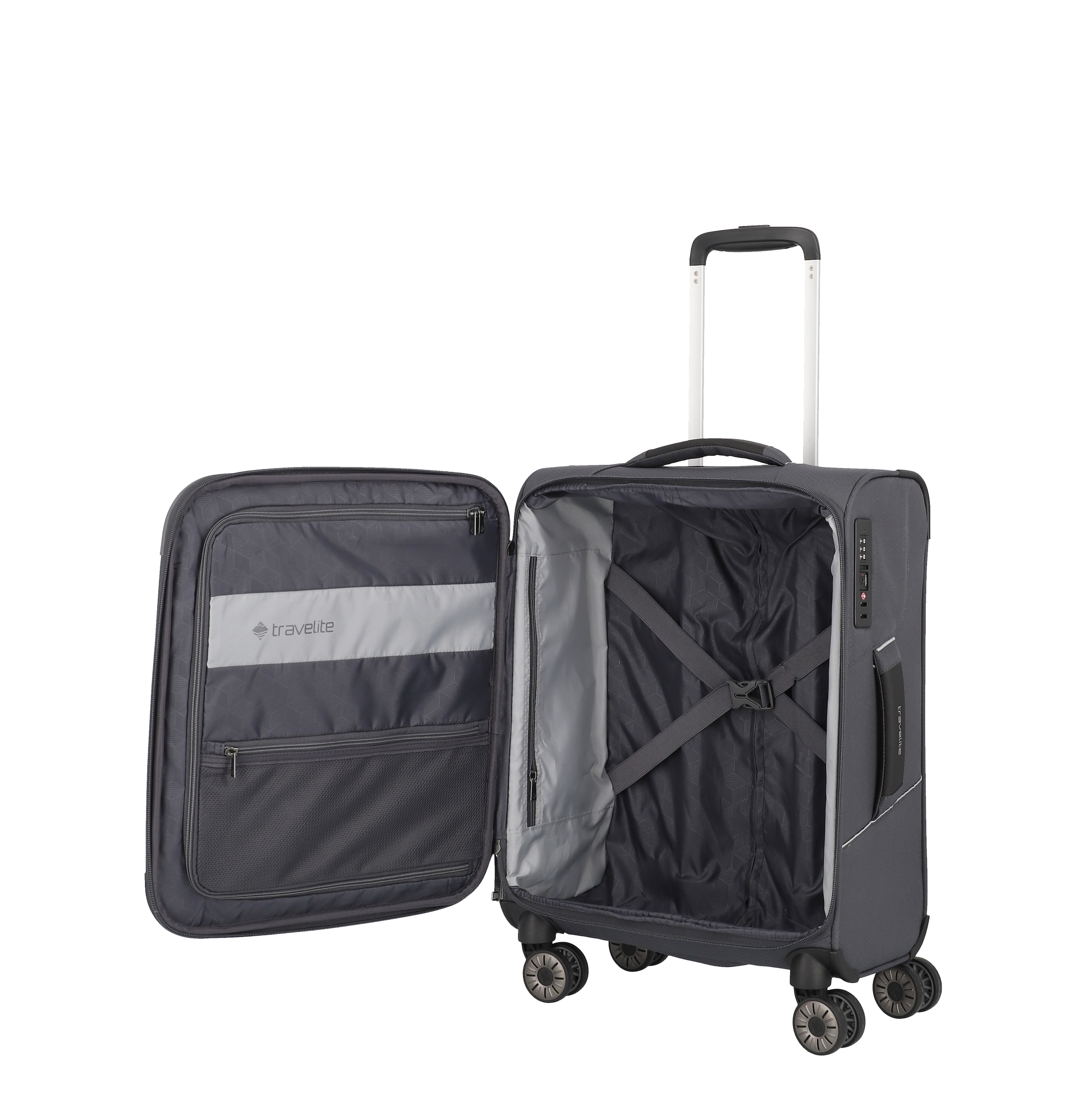 travelite Weichgepäck-Trolley »SKAII Reisekoffer« 36 l 4 Rollen mit TSA-Schloss und besonders leichtem Design