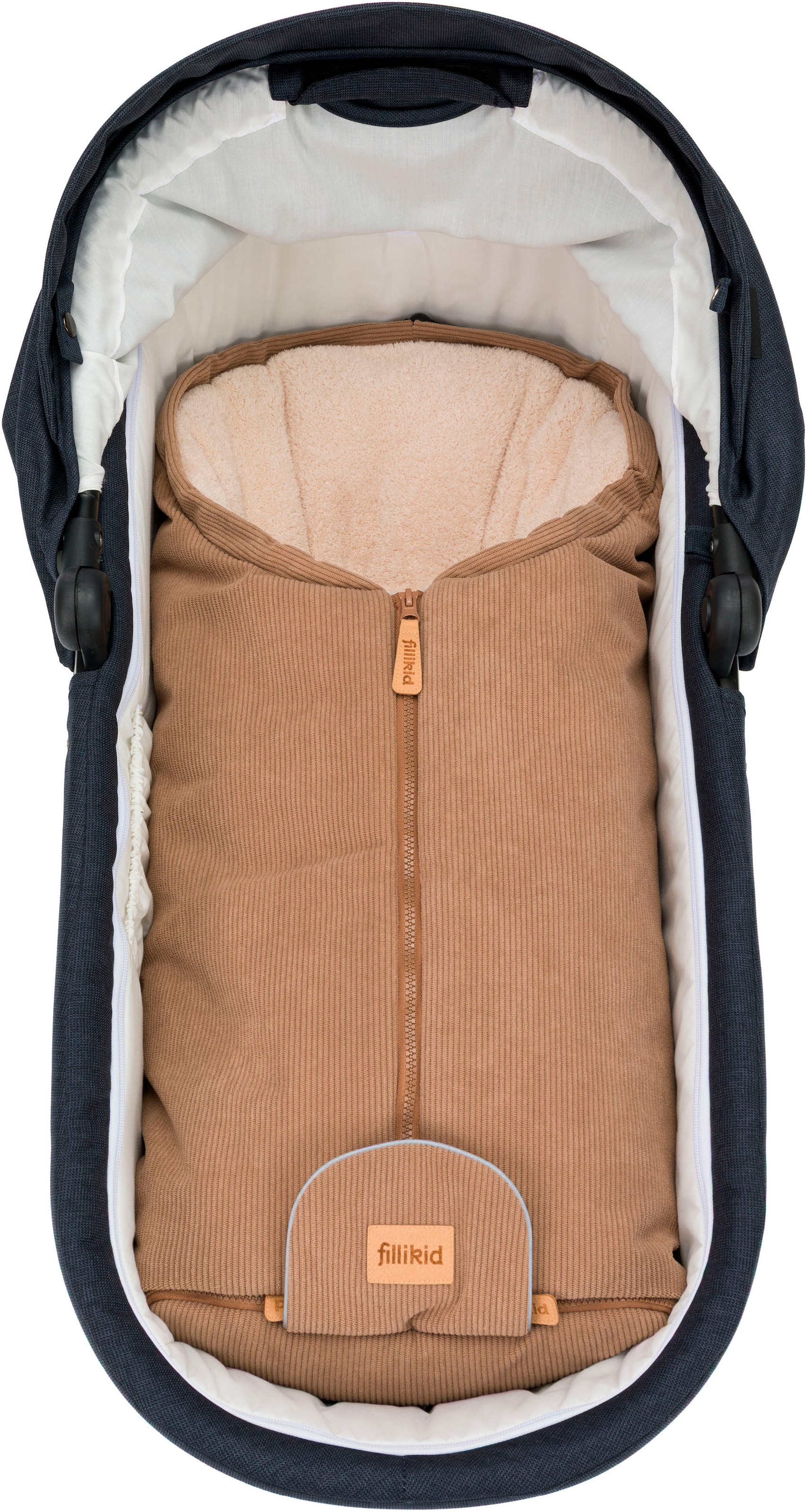 Fillikid Fußsack »Nevis Cord, Winterfußsack Gr. 0«, für Autositze Gr. 0 und Kinderwagen