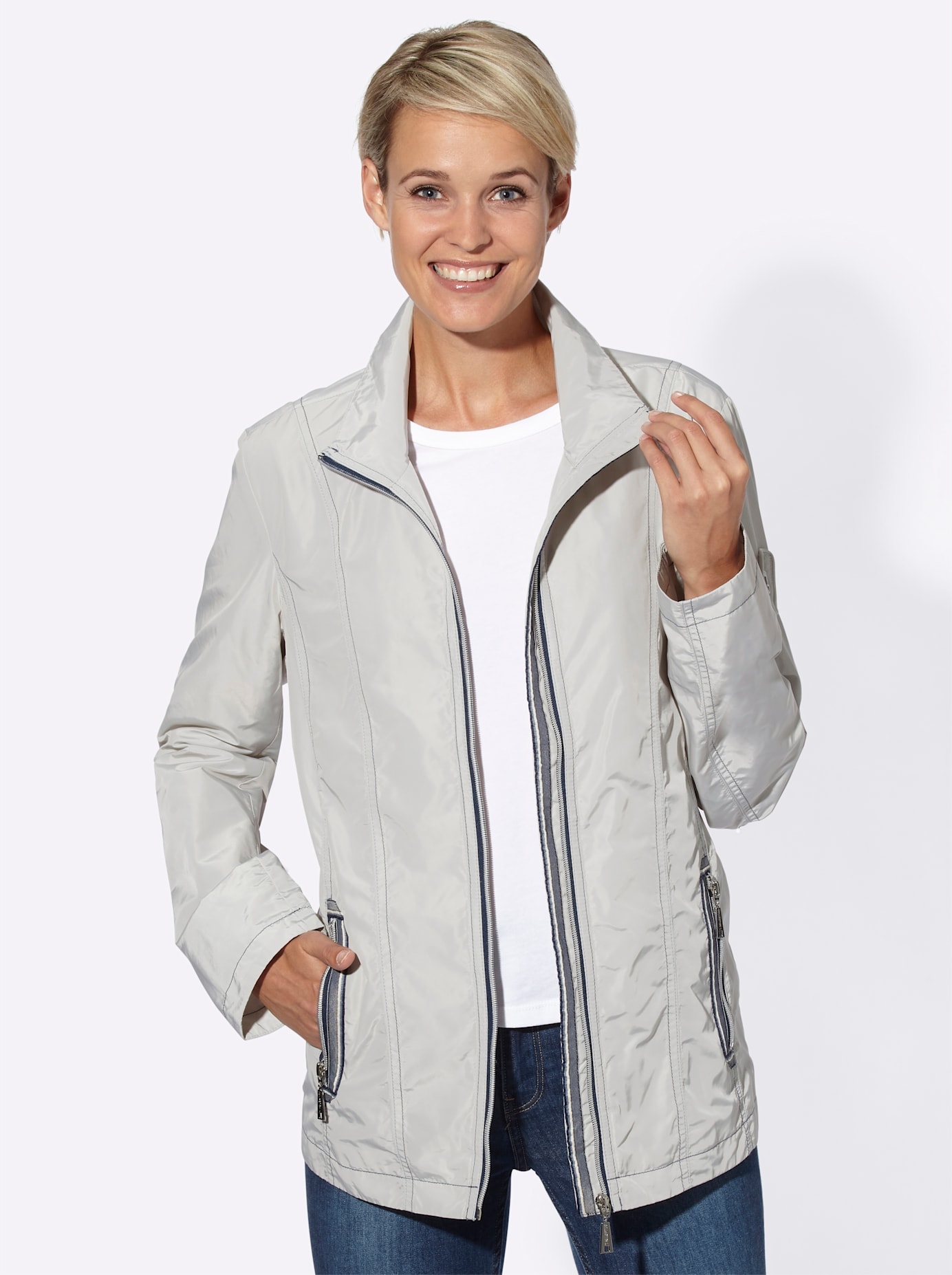 Casual Looks Anorak ohne Kapuze