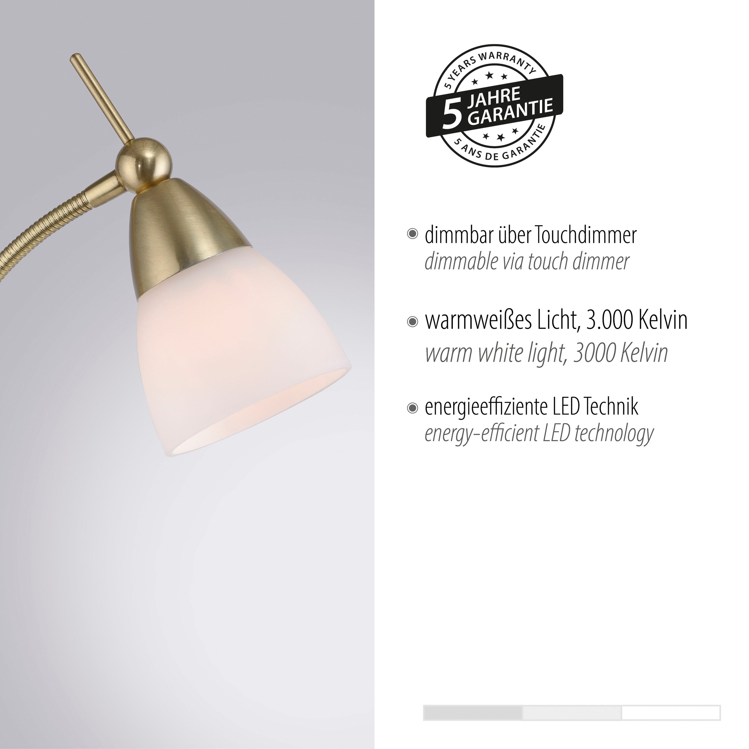 Paul Neuhaus Stehlampe »PINO«, 1 flammig, Leuchtmittel G9 | LED wechselbar