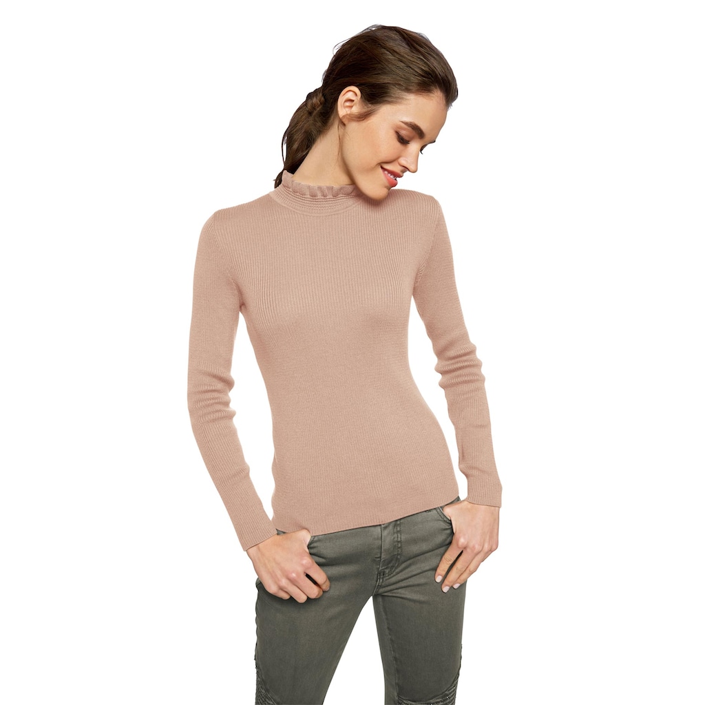 LINEA TESINI by heine Stehkragenpullover »Stehkragen-Pullover«