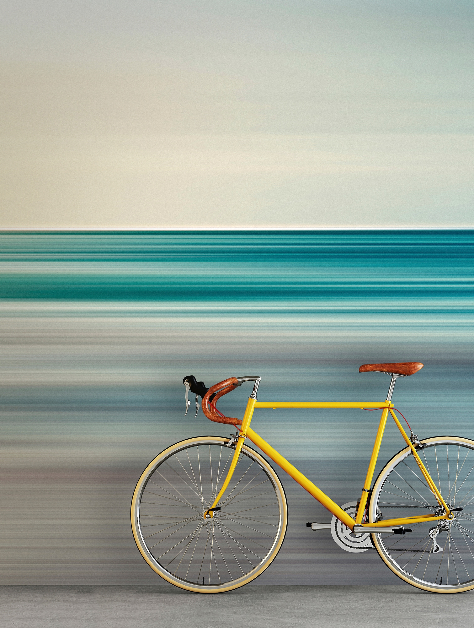 living walls Fototapete »Walls by Patel Horizon« glatt Fototapete Modern horizon 4,00 m x 2,70 m 200 g Vlies Premium