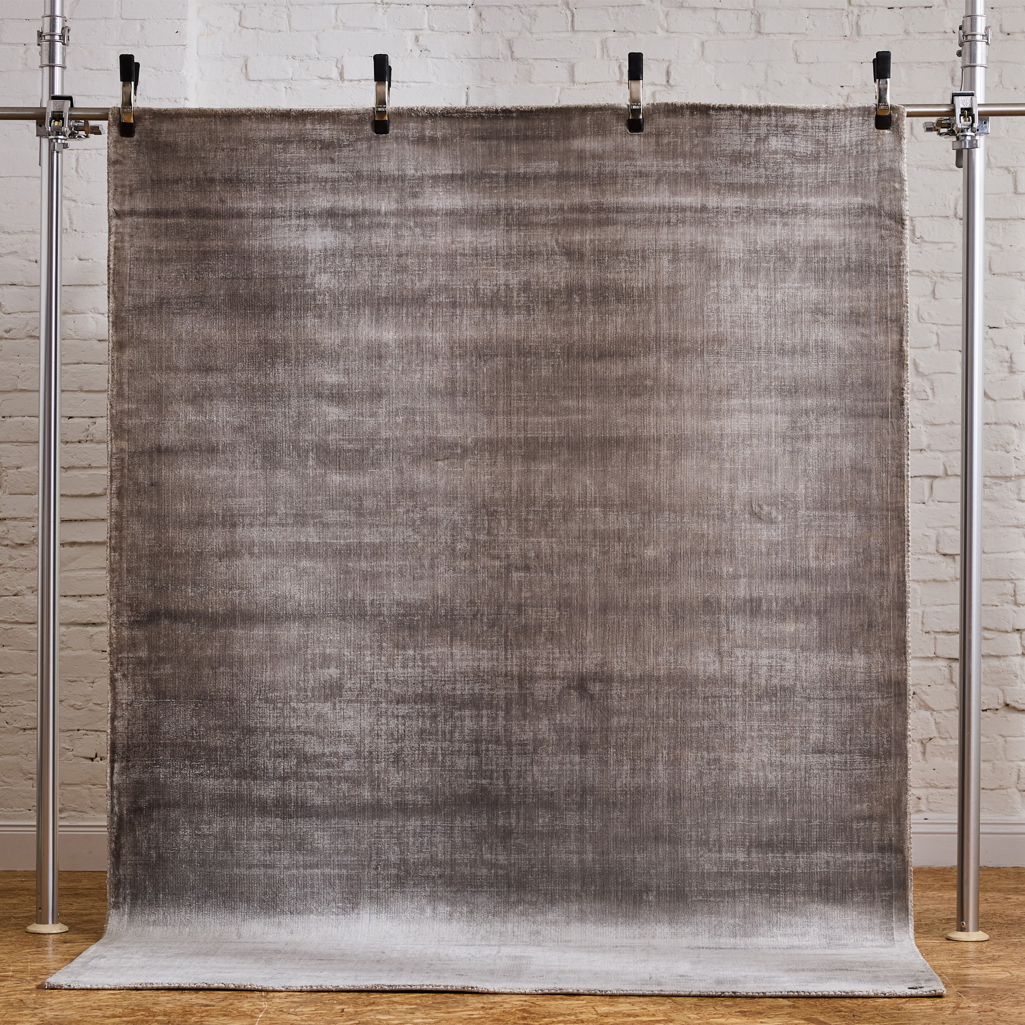 TOM TAILOR HOME Teppich »Shine uni« rechteckig 8 mm Höhe Handwebteppich, 100% Viskose, handgewebt, mit elegantem Schimmer