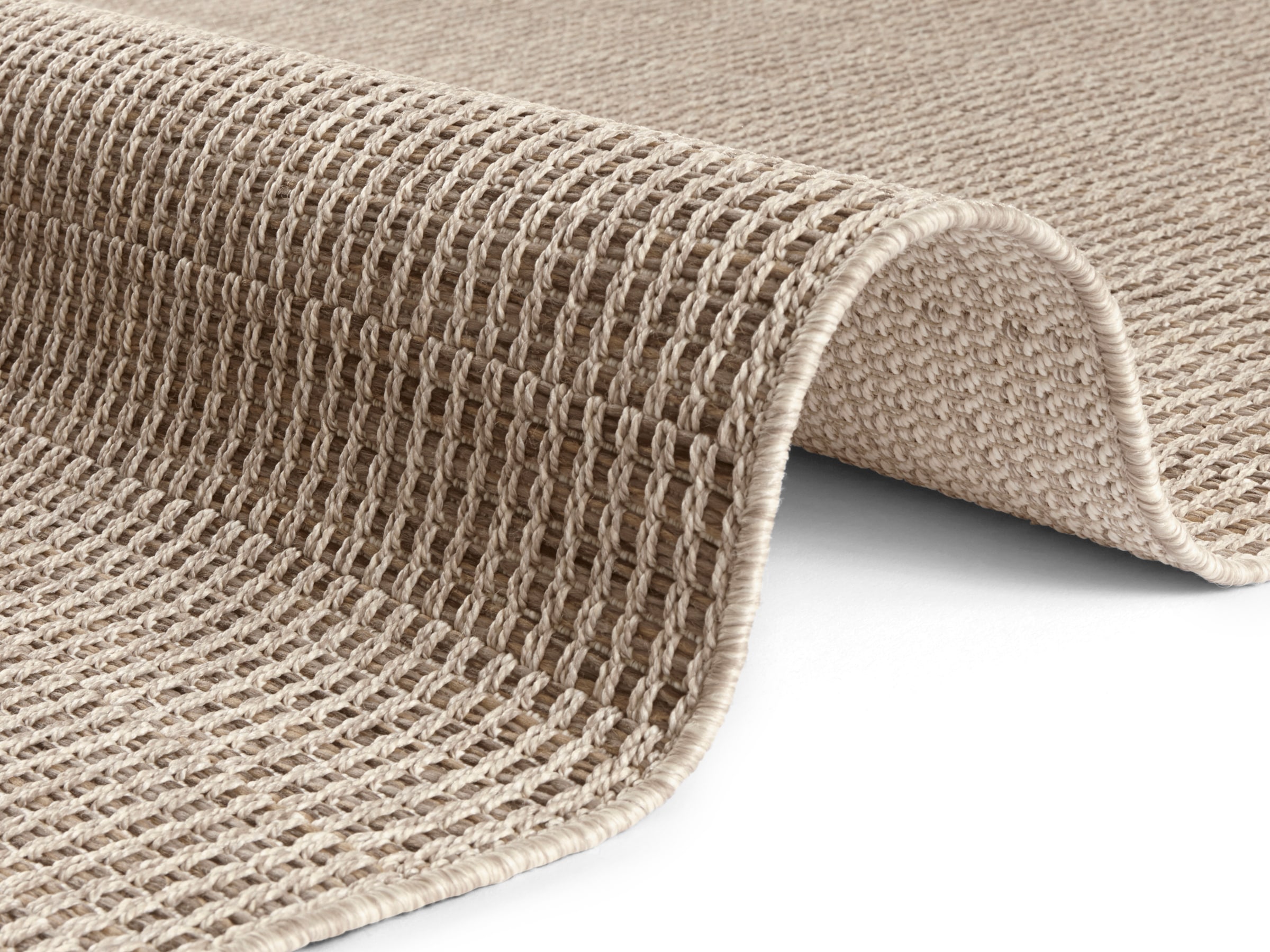 ELLE DECORATION Teppich »Dreux«, rechteckig, 8 mm Höhe, In-& Outdoor, Wetterfest, Balkon, Garten, Wohnzimmer, Wasserfest