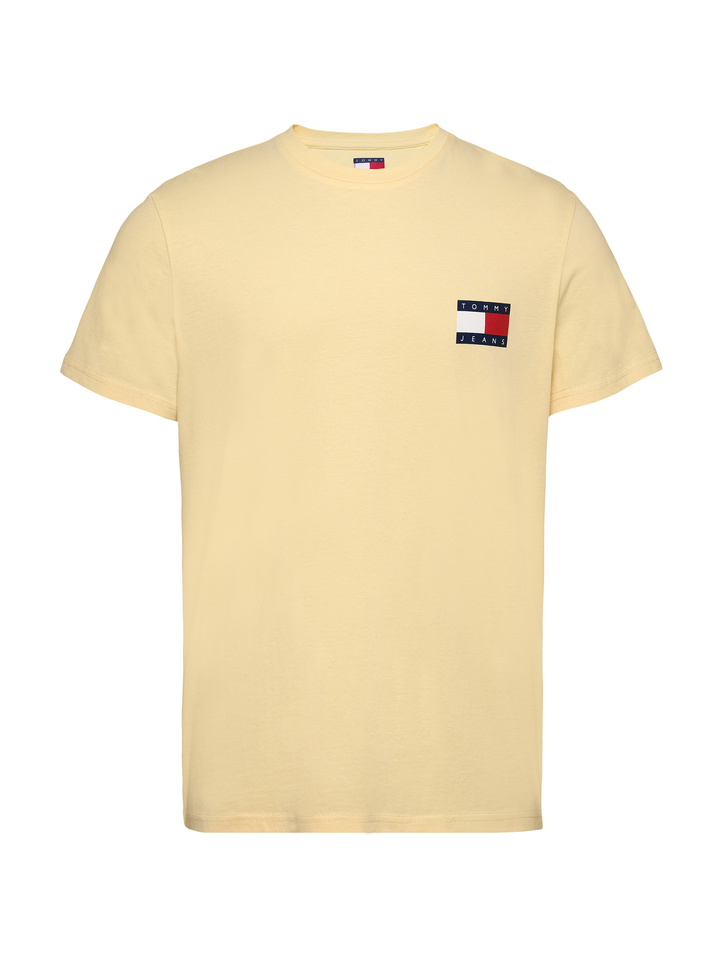 Tommy Jeans T-Shirt »TJM SLIM ESSENTIAL FLAG TEE EXT«, Mit Rundhalsausschnitt