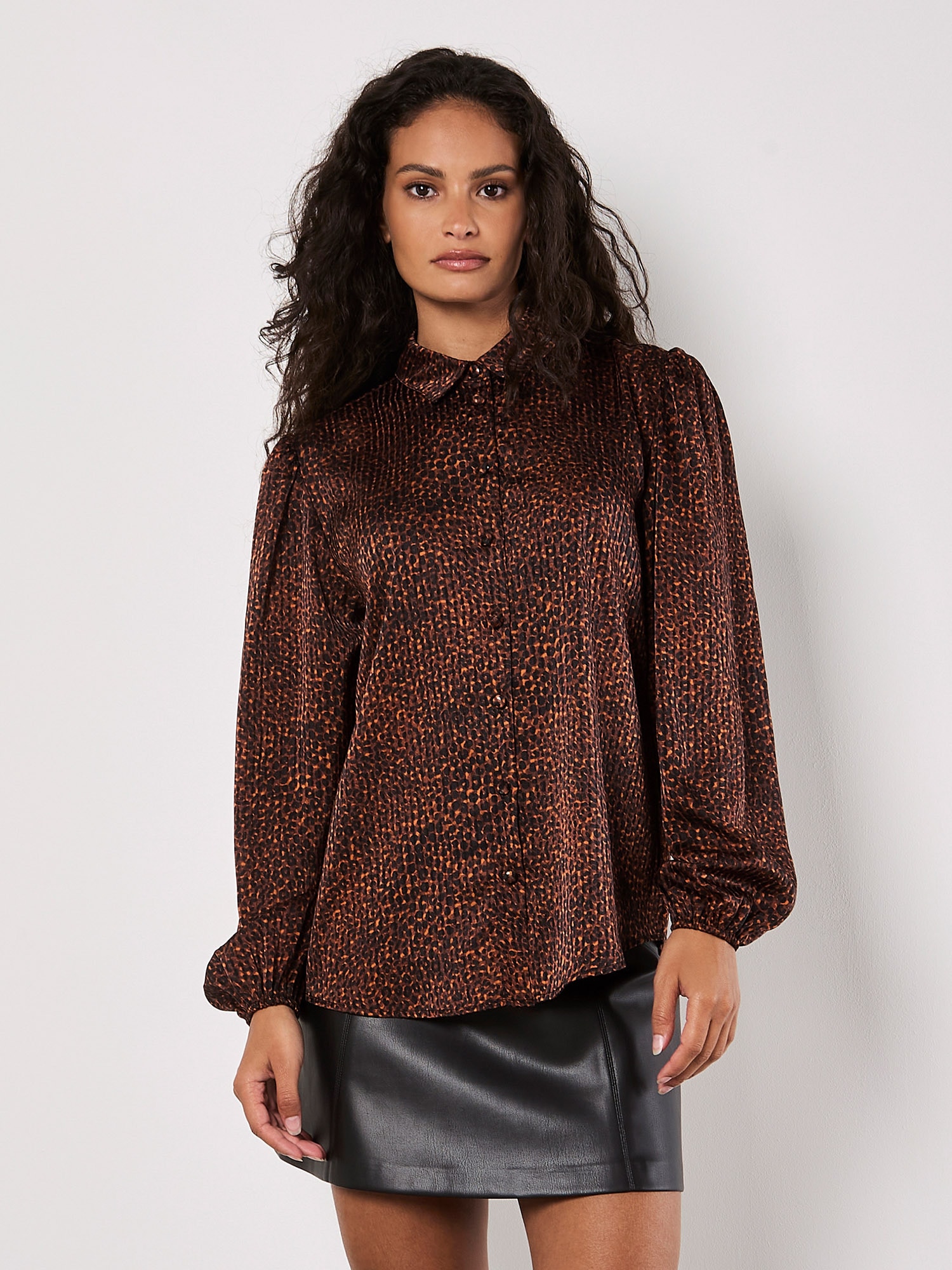 Apricot Hemdbluse »Apricot Micro Animal Self Stripe Hemd« 1