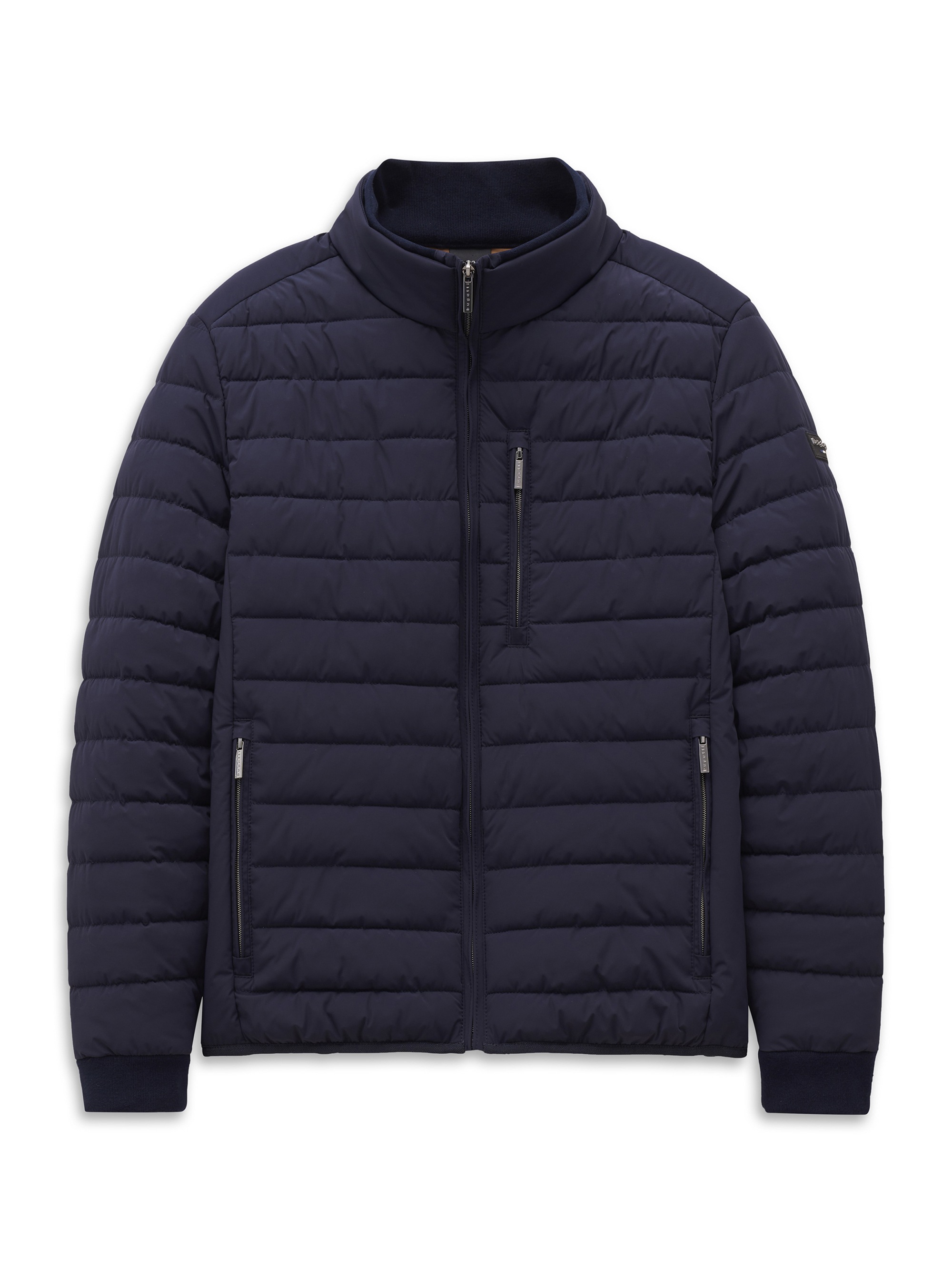 bugatti Blouson »Regular Fit« ohne Kapuze Regular Fit Stretch Steppoptik Stehkragen