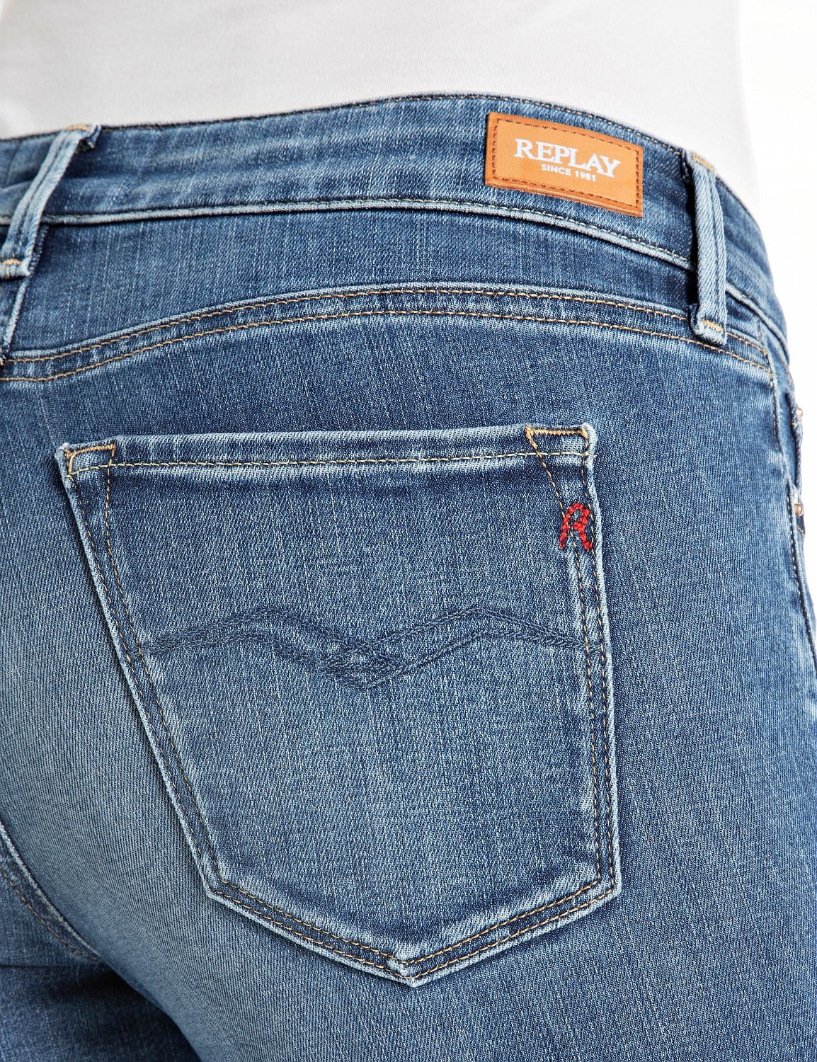Replay 5-Pocket-Jeans »NEW LUZ Skinny Fit«, in Ankle-Länge