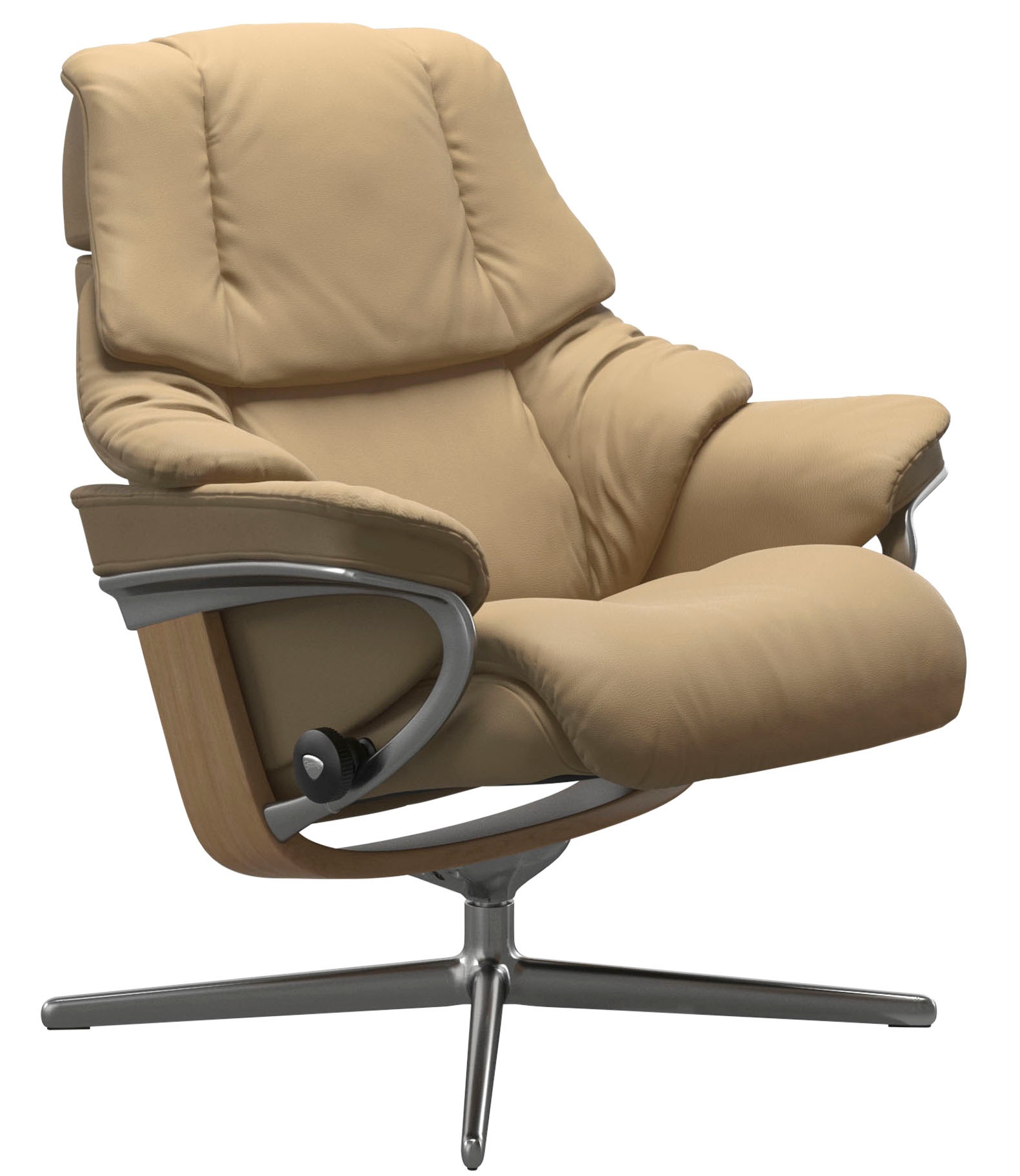 Stressless® Relaxsessel »Reno«, mit Cross Base, Größe S, M & L, Holzakzent Eiche