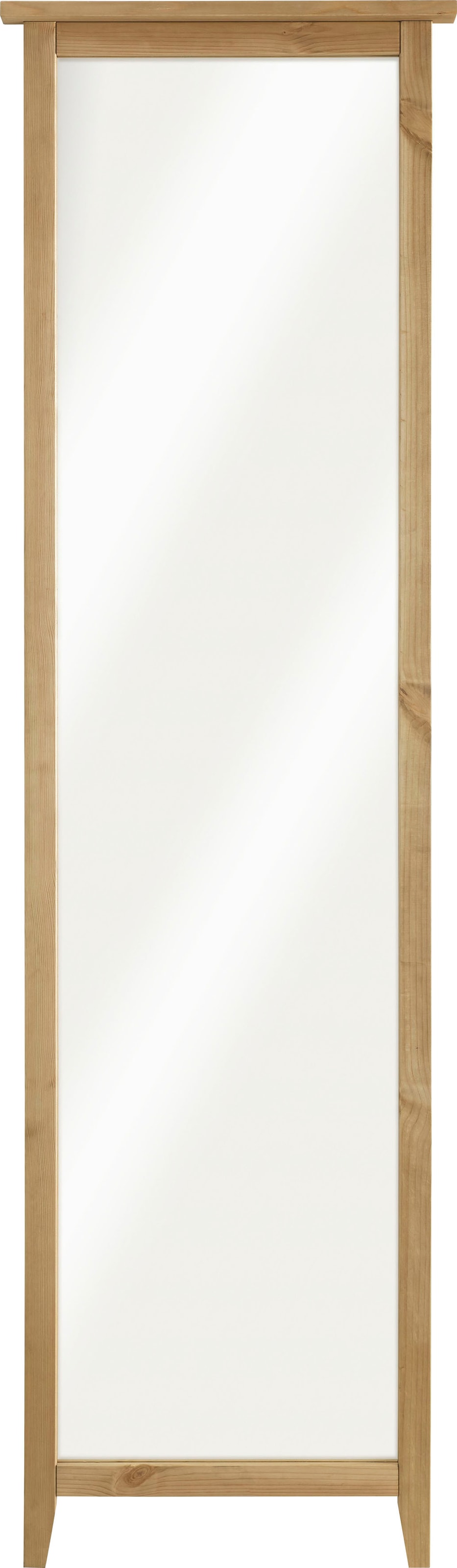 Wohnglücklich by Infantil Spiegelpaneel »Solvita«, Wandspiegel, Spiegel, Kiefer massiv, Breite 57 cm, Landhaus