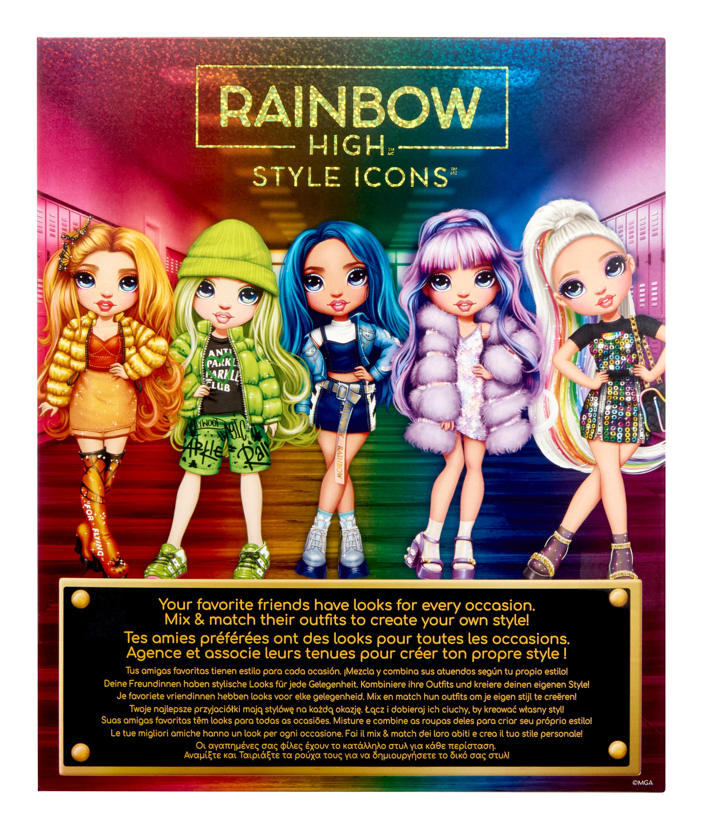 RAINBOW HIGH Anziehpuppe »Rainbow High Style Icons Doll - Amaya«