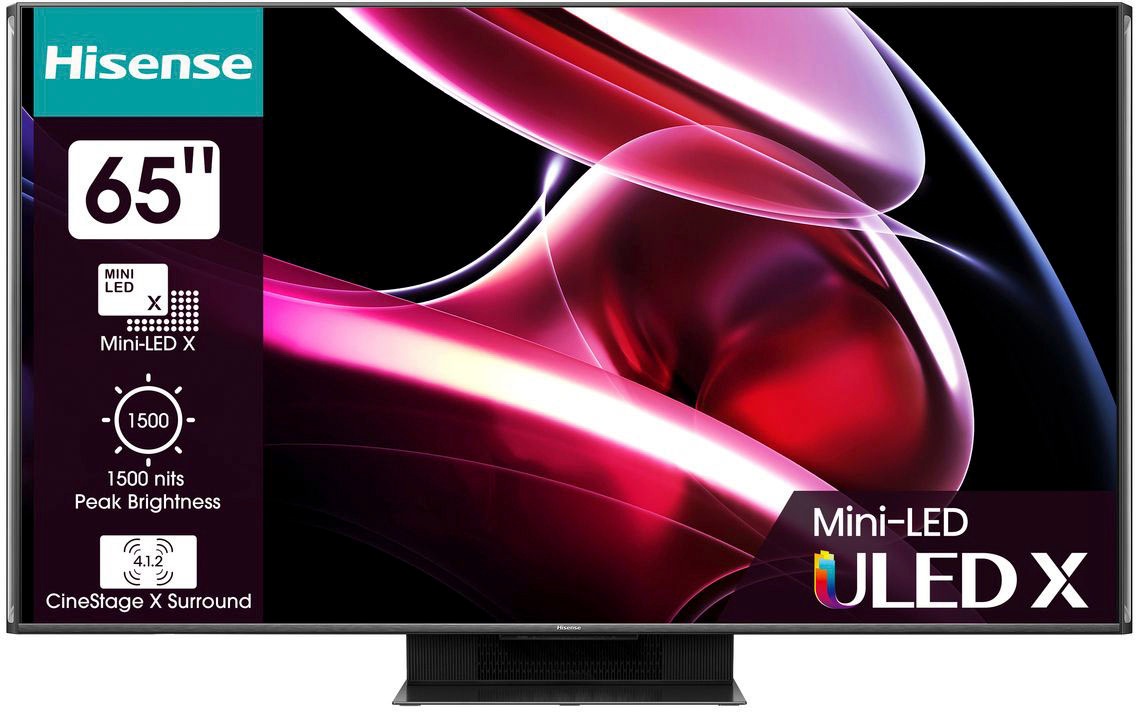Hisense Mini-LED-Fernseher »65UXKQ«, 4K Ultra HD, Smart-TV