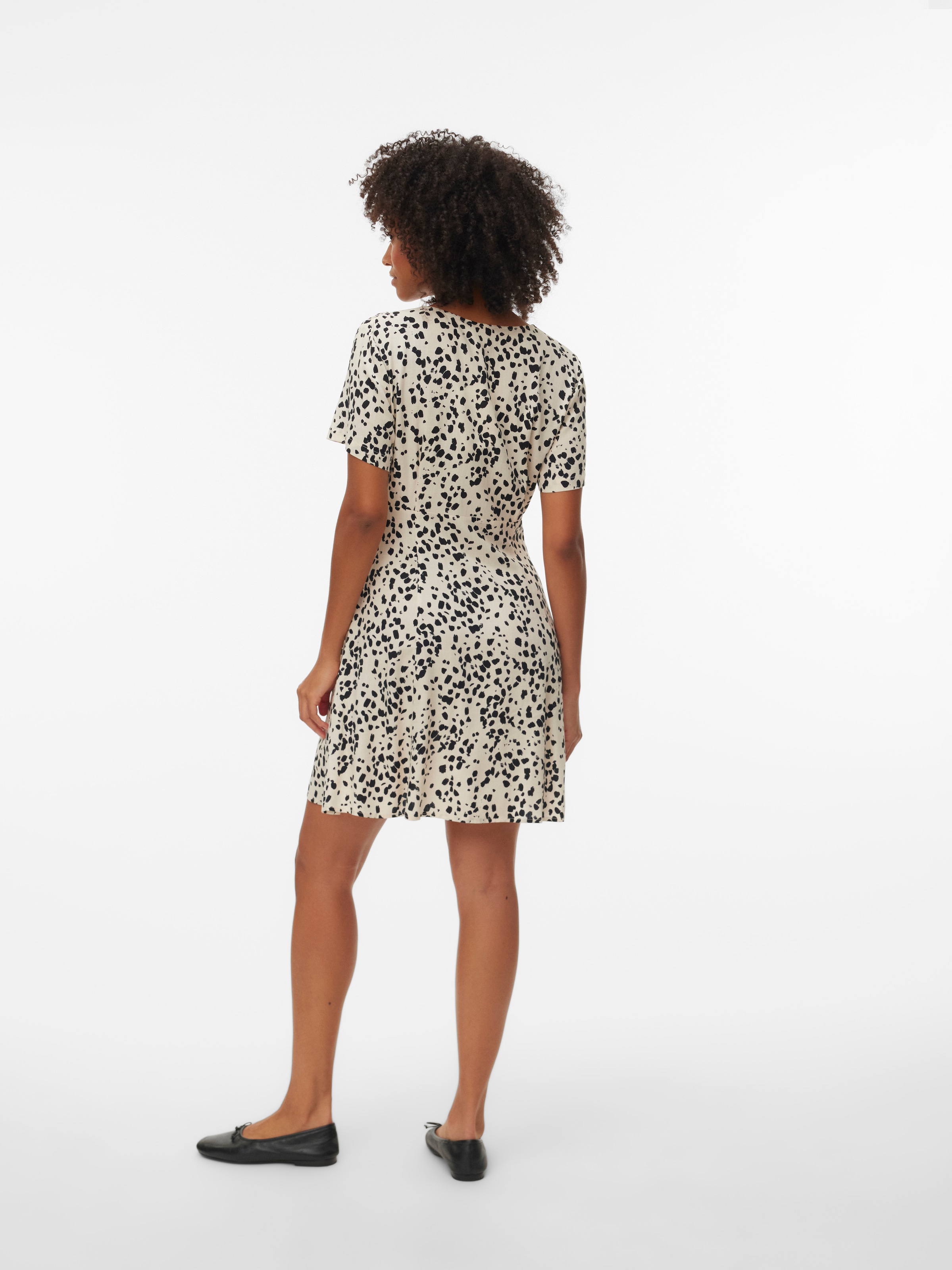 Vero Moda Minikleid »VMKORA S/S SHORT DRESS WVN BTQ« Viskose