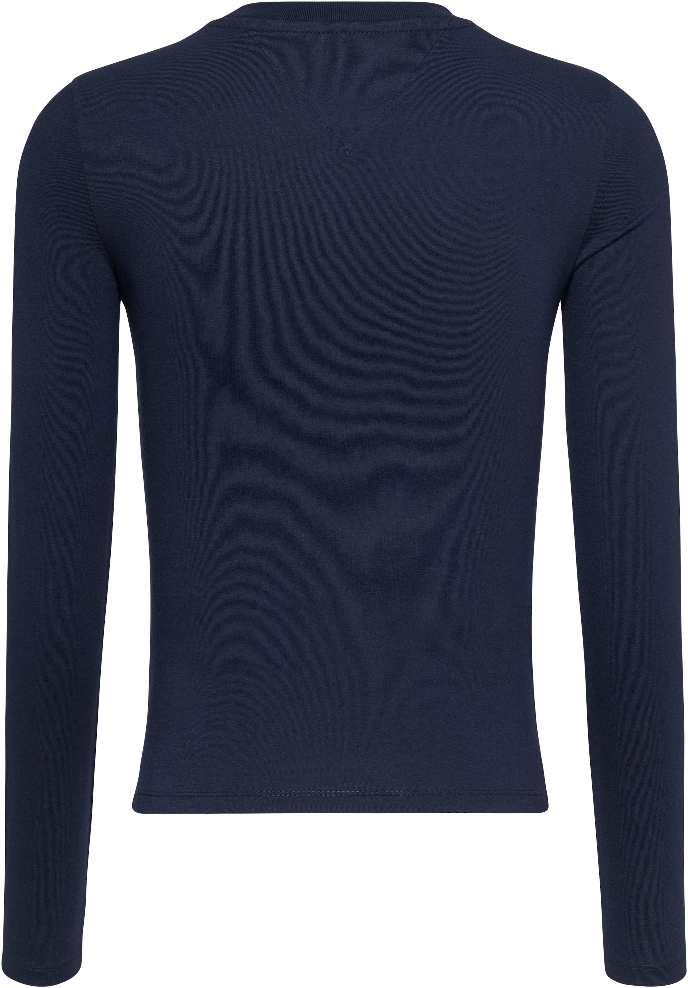 Tommy Jeans Langarmshirt »Slim Fit Logoschriftzug Shirt«, Logo bei online Longsleeve Essential OTTO mit