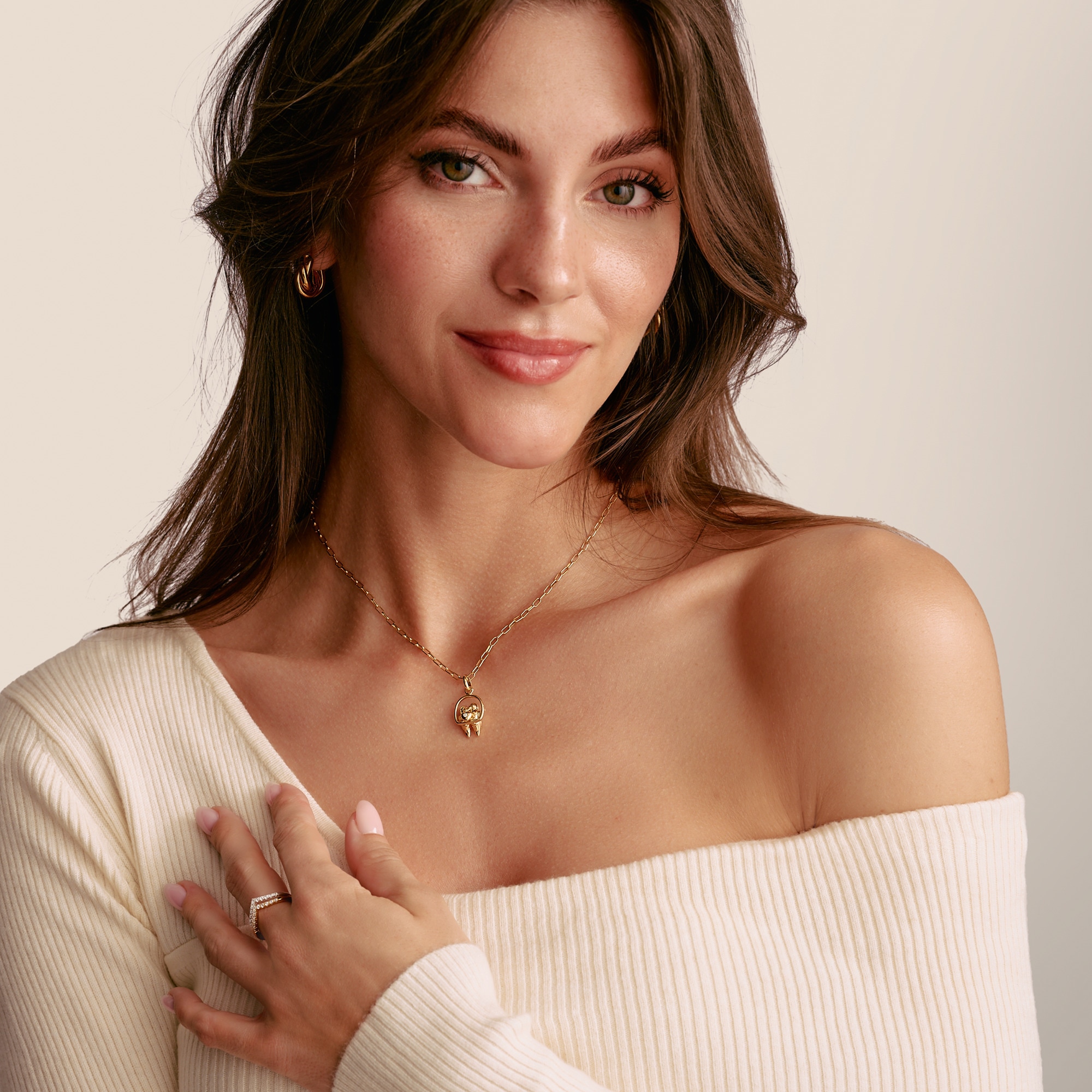 THOMAS SABO Charm-Einhänger »Charm Lovebird vergoldet - Connect« mit Zirkonia (synth.)