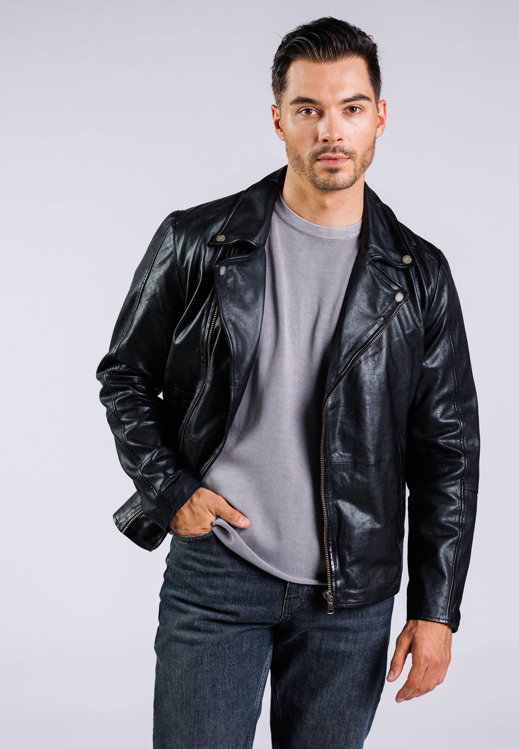 Freaky Nation Lederjacke »Race Man-FN«
