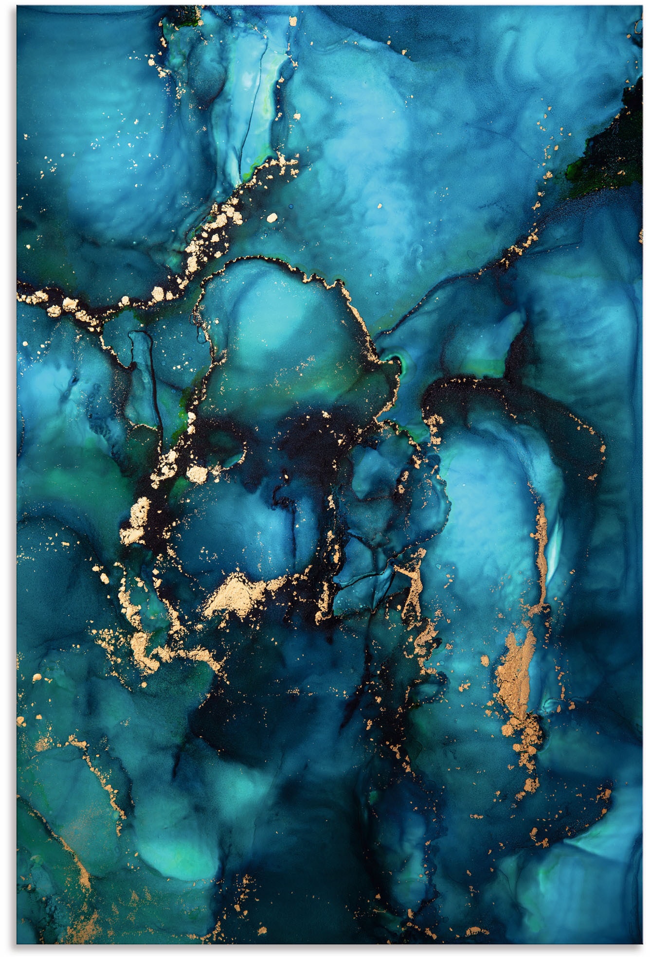 Artland Wandbild »Lagune«, Muster, versch. (1 OTTO Größen als Leinwandbild, Online Alubild, oder in Poster im St.), Shop Wandaufkleber bestellen