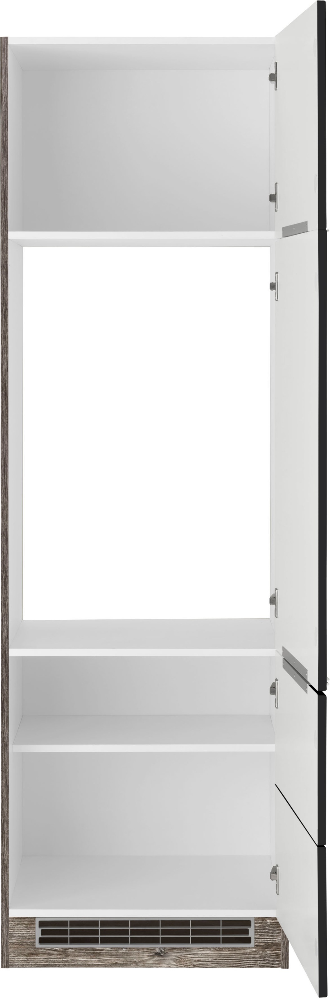 KOCHSTATION Kühlumbauschrank »KS-Brindisi« 60 cm breit, 200 cm hoch, hochwertige MDF Fronten