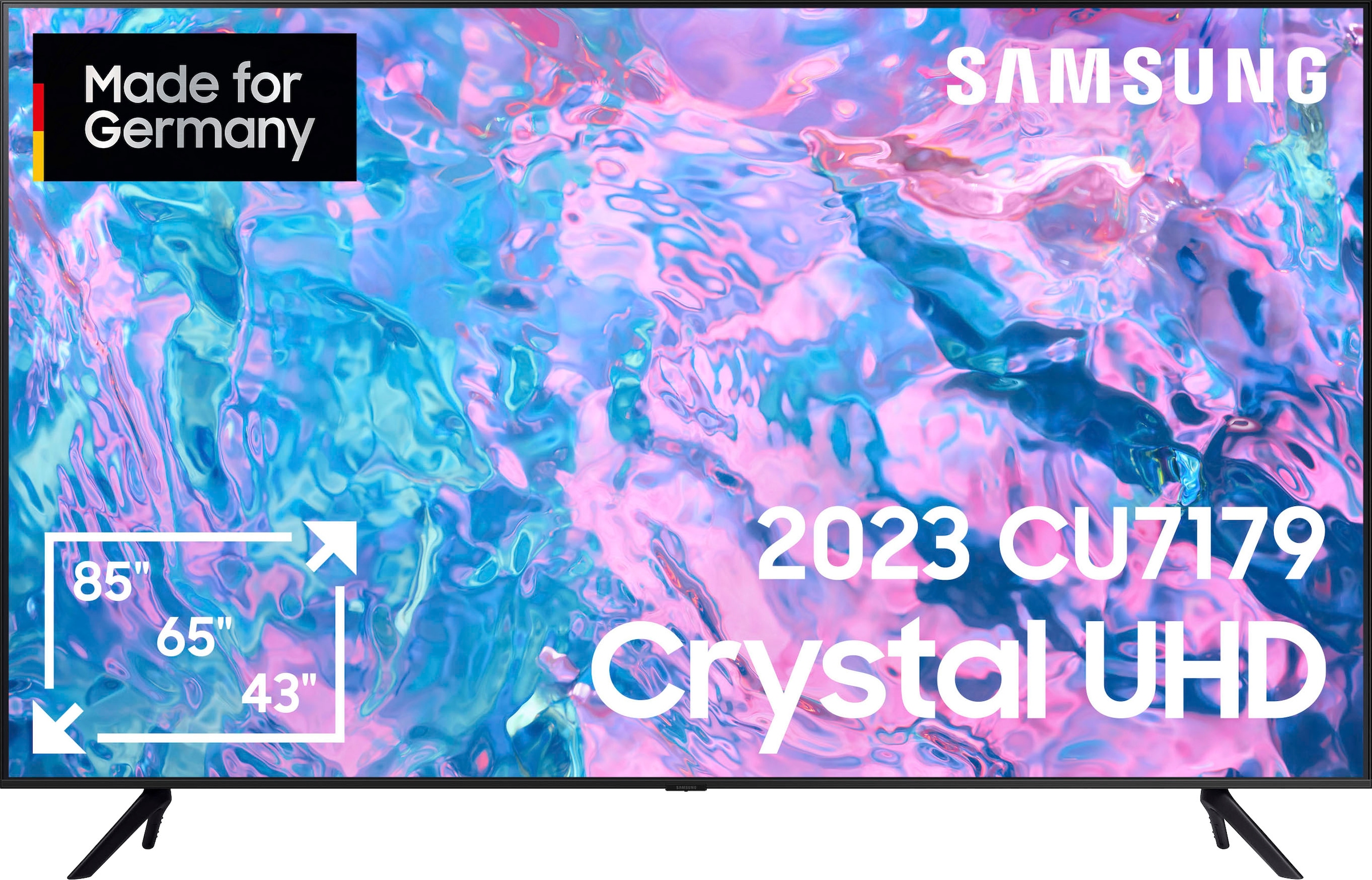 Samsung LED-Fernseher, 214 cm/85 Zoll, Smart-TV, PurColor, Crystal Prozessor 4K, Smart Hub & Gaming Hub