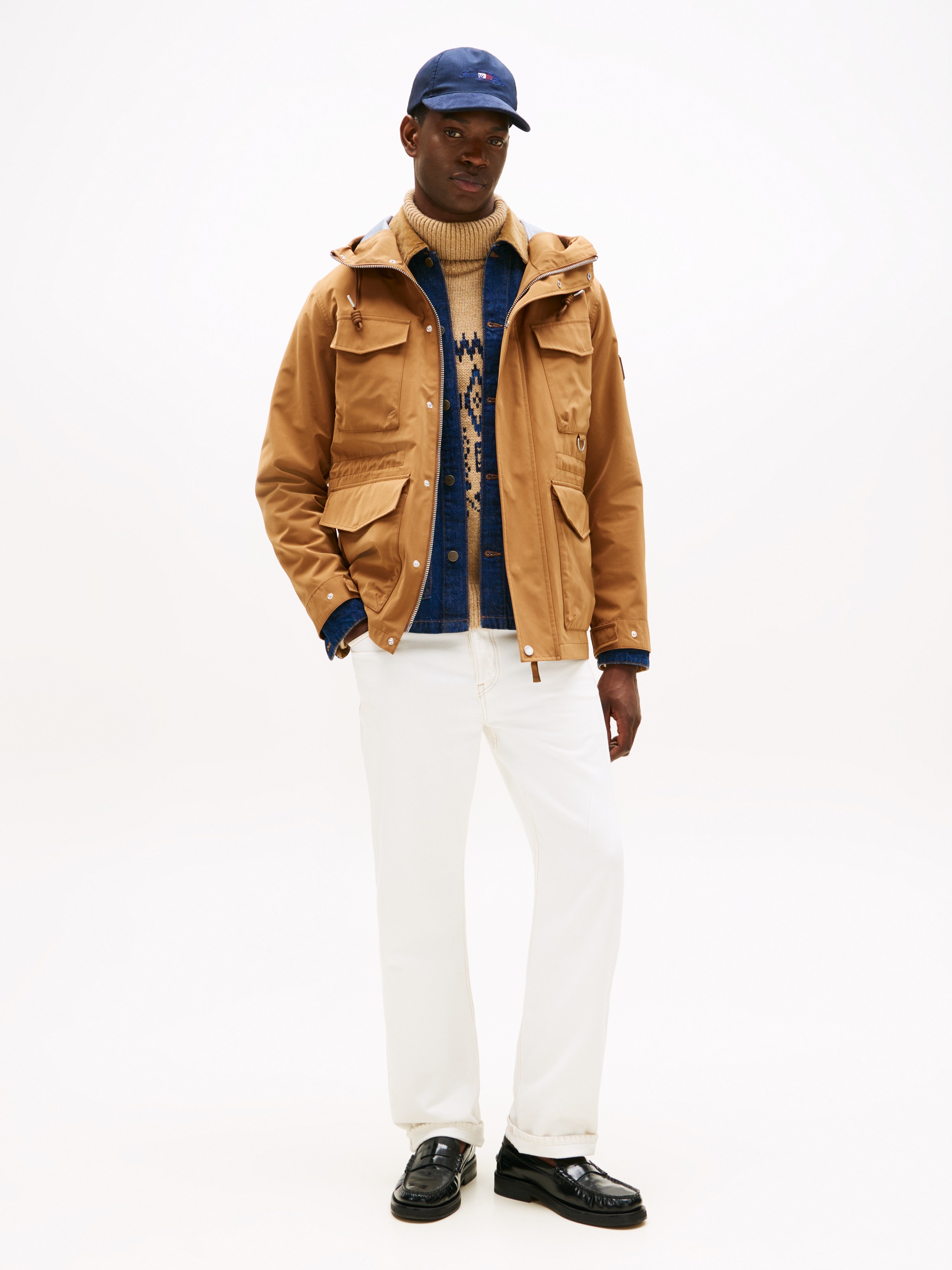 Tommy Hilfiger Funktionsjacke »WET WEATHER JACKET«, mit Kapuze, Winterjacke, Outdoorjacke
