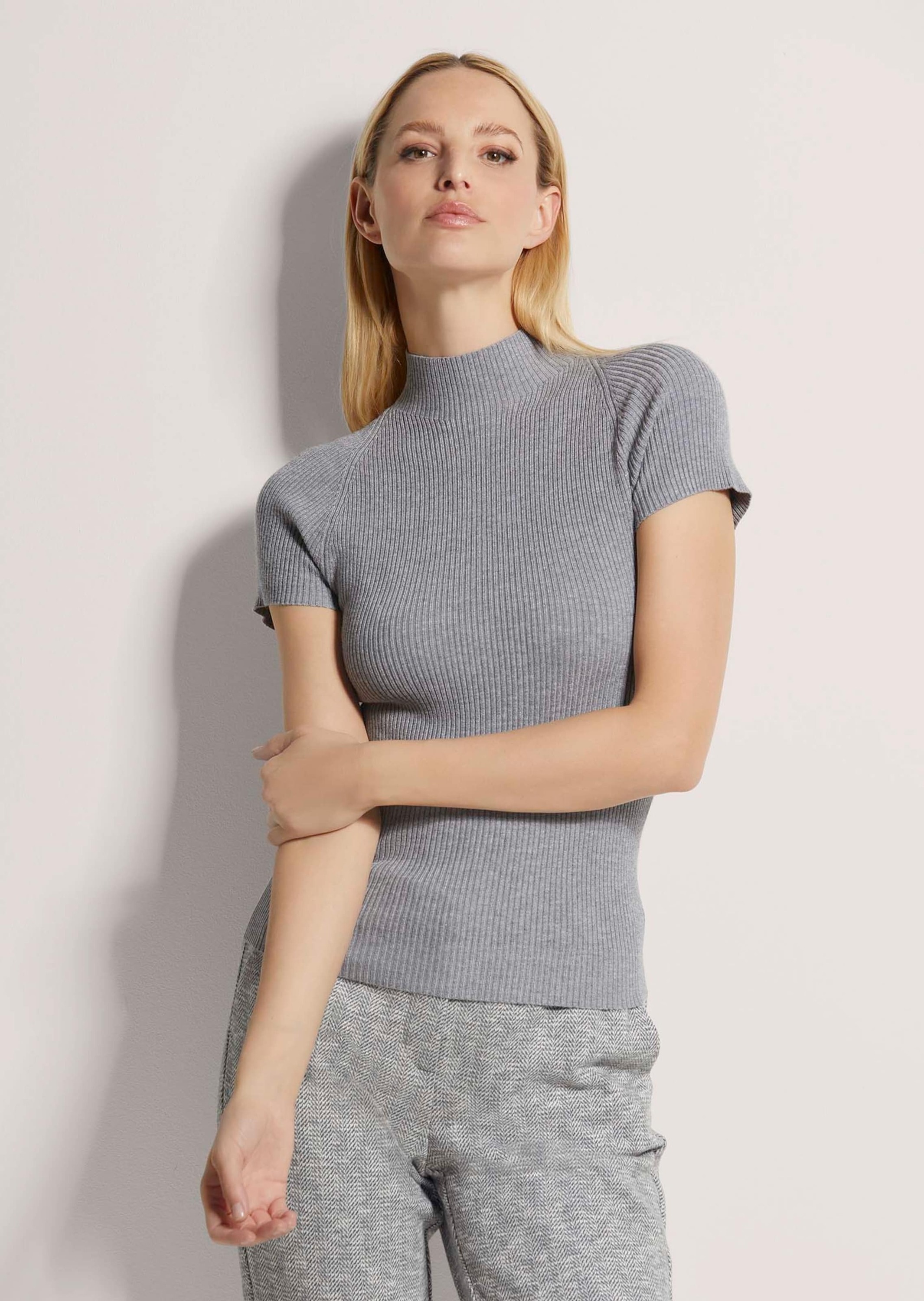 MADELEINE Longpullover »Strickoberteil Kurzarm-Pullover aus Strick«