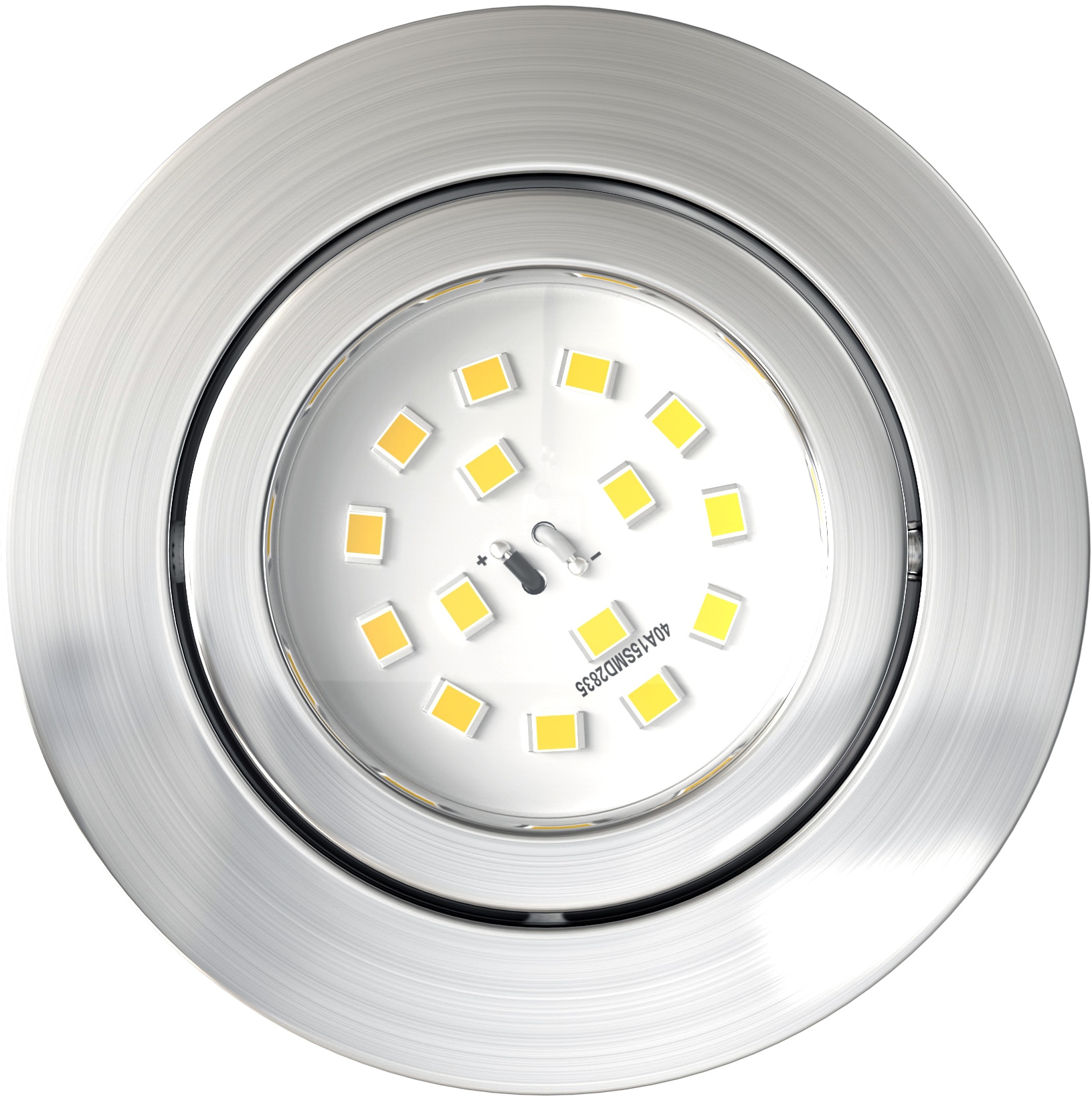 B.K.Licht LED Einbauleuchte, 5 flammig-flammig, LED Einbaustrahler, dimmbar, 3-stufig, Wandschalter, schwenkbar