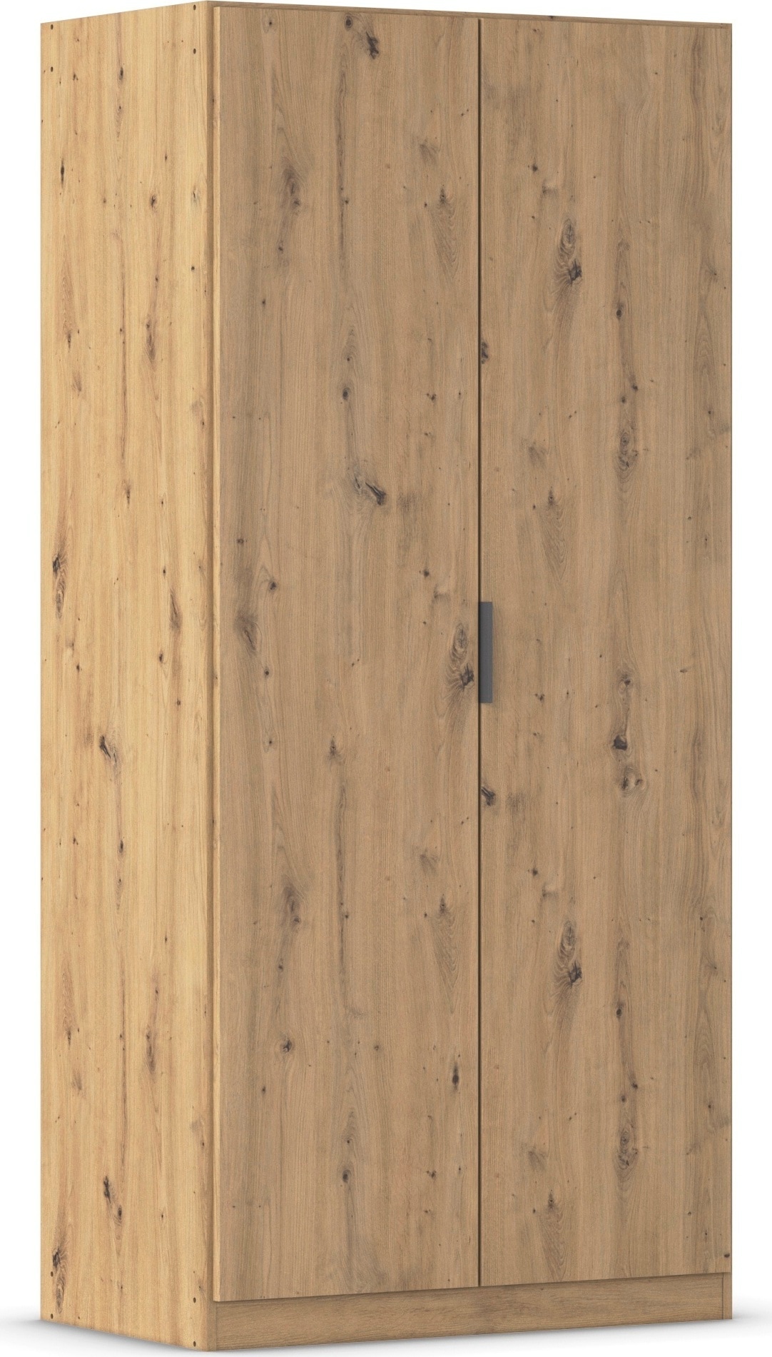 rauch Kleiderschrank »Drehtürenschrank Schrank Garderobe Ankleide Schlafzimmer LAGOA« in 3 verschiedenen Ausstattungen BASIC/CLASSIC/PREMIUM,  moderne Kantengriffe aus Metall, optional mit Aufsatz MADE IN GERMANY