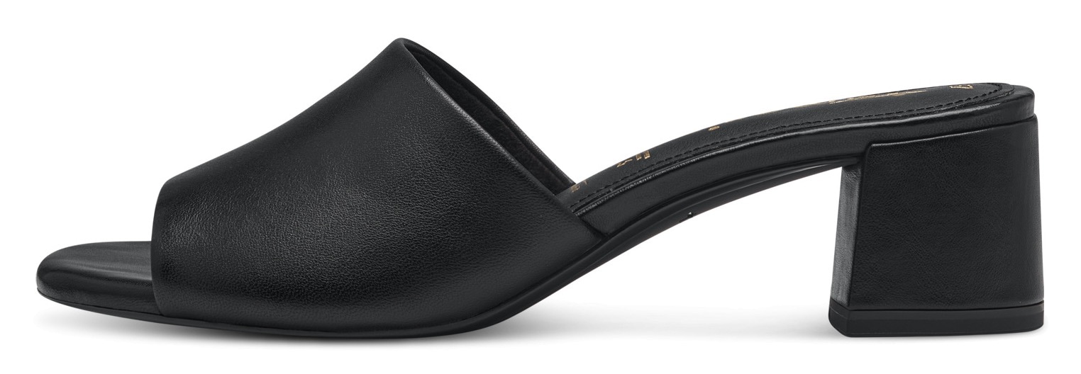 Tamaris Pantolette, Blockabsatz, Sommerschuh, Schlappen im schlichten Design