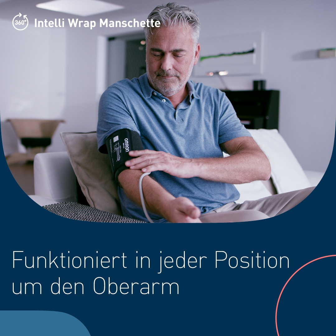Omron Oberarm-Blutdruckmessgerät »X3 Comfort«, mit Bluthochdruckindikator