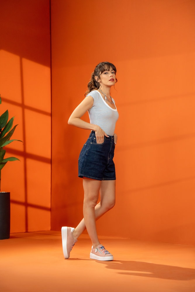 Remonte Plateausneaker  Freizeitschuh, Halbschuh, Schnürer mit Wechselfußbett