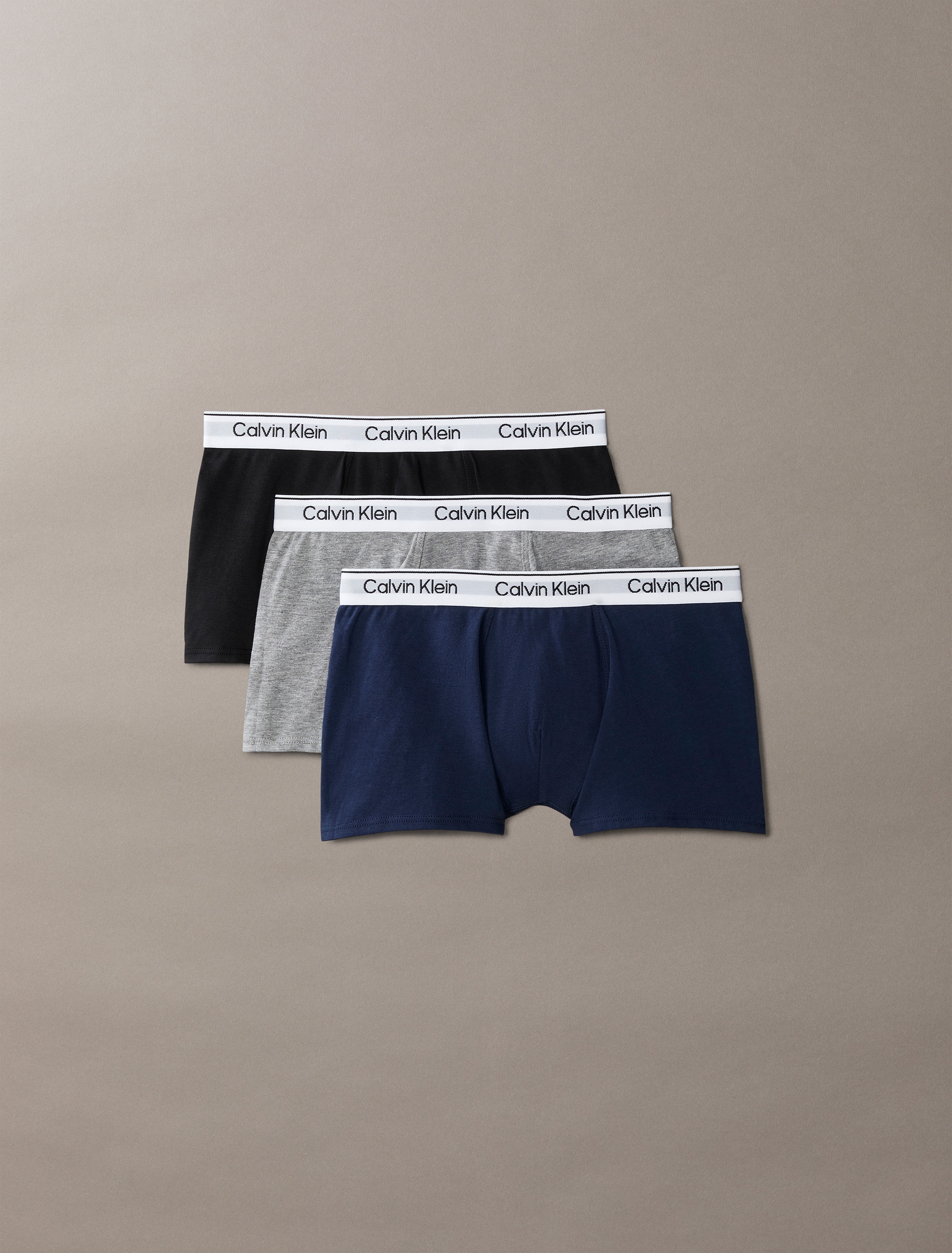 Calvin Klein Underwear Trunk »3PK TRUNK« Packung, 3er-Pack, 3 Stk. mit Logobund